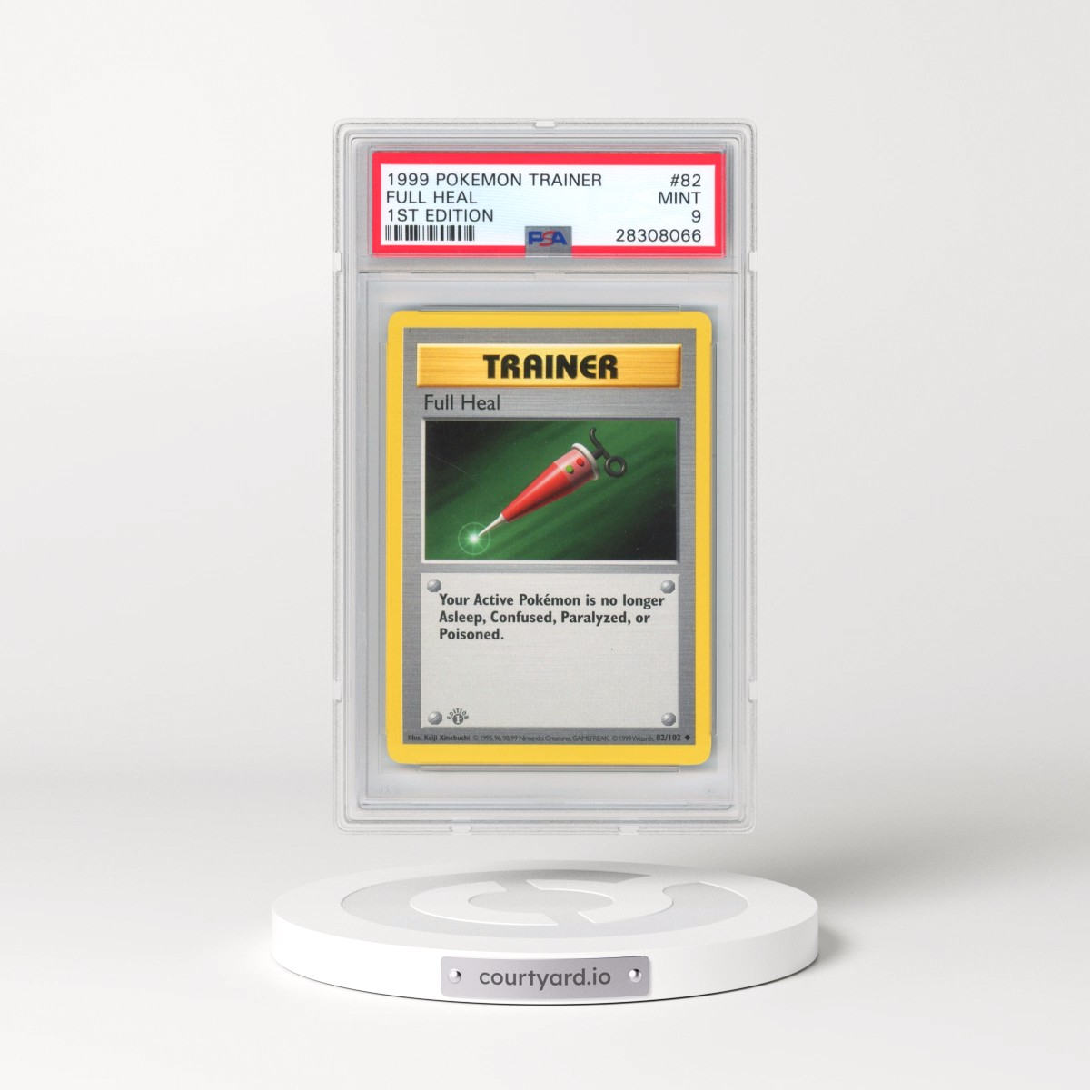 1999 Pokémon Game #82 Full Heal - 1st Edition (PSA 9 MINT)