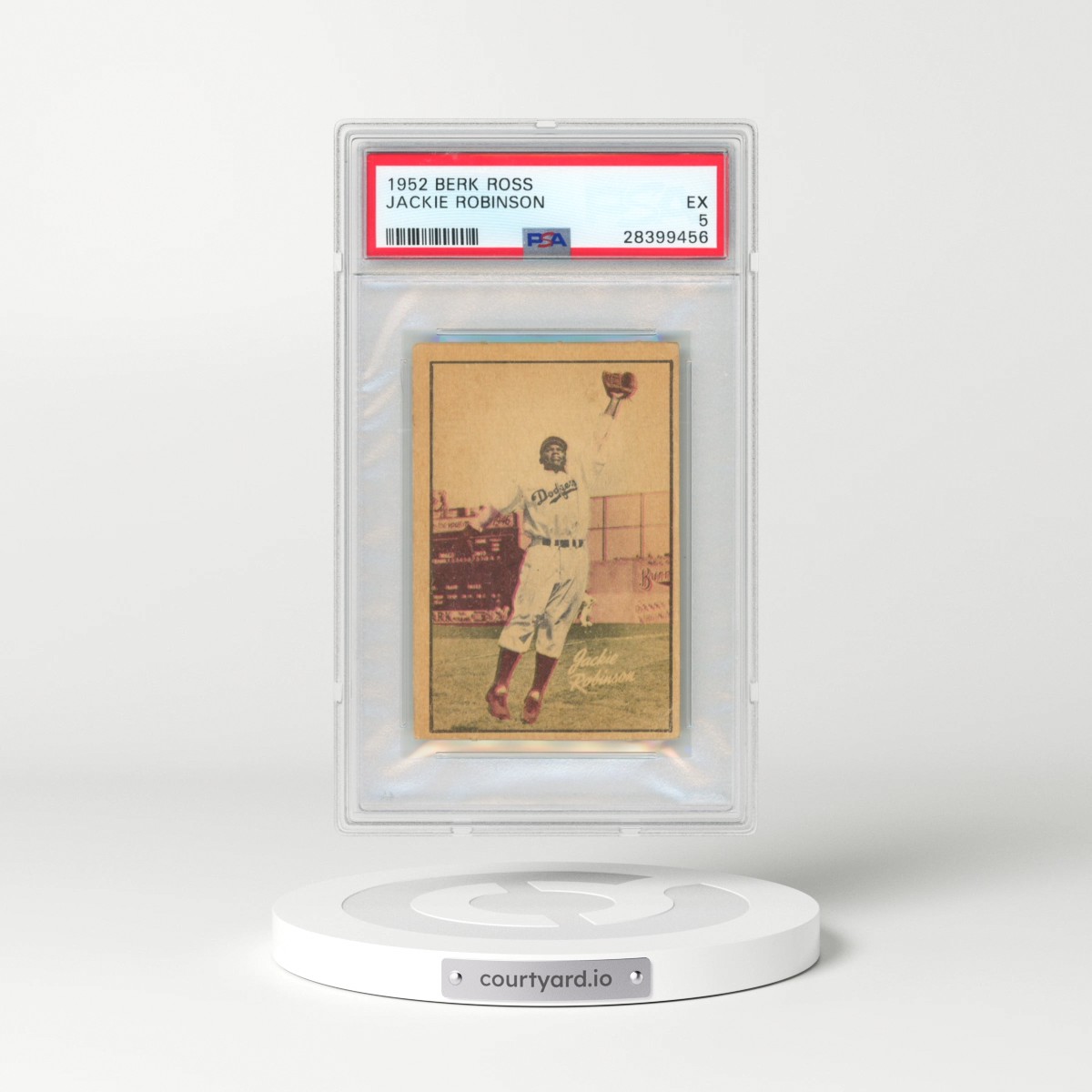 1952 Berk Ross #57 Jackie Robinson (PSA 5 EX)