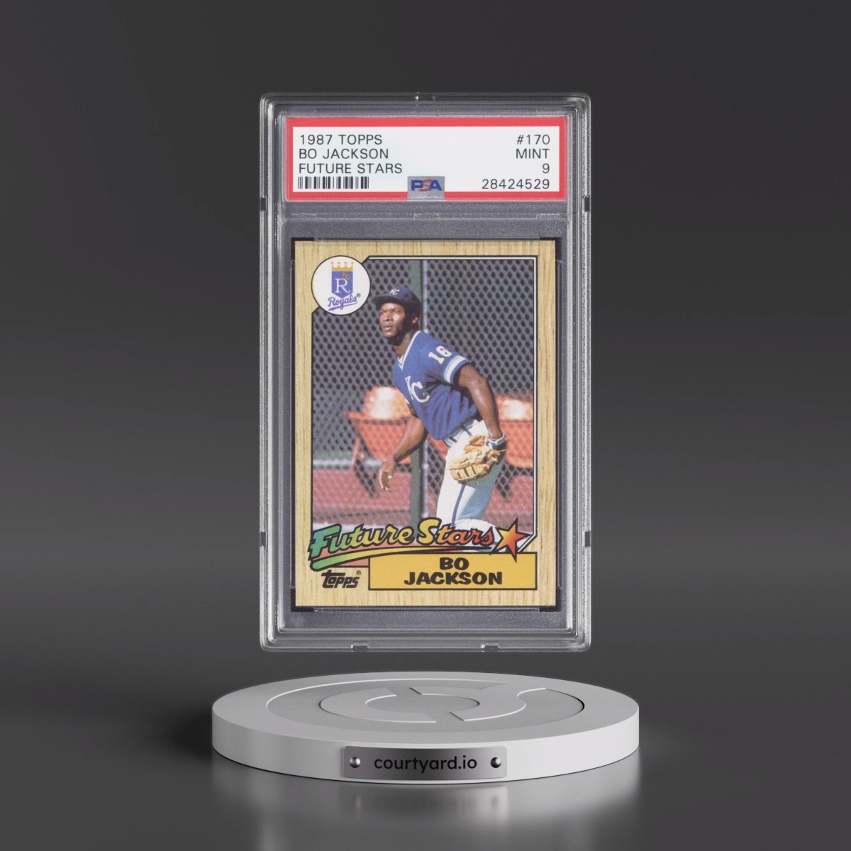 1987 Topps #170 Bo Jackson - Future Stars (PSA 9 MINT)
