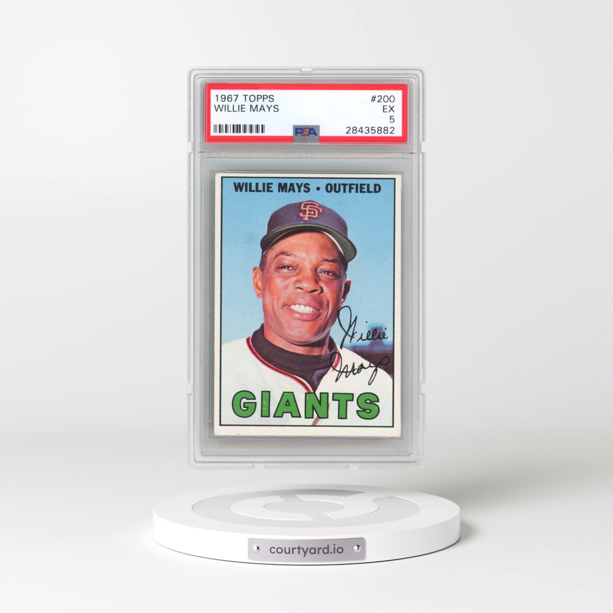 1967 Topps #200 Willie Mays (PSA 5 EX)