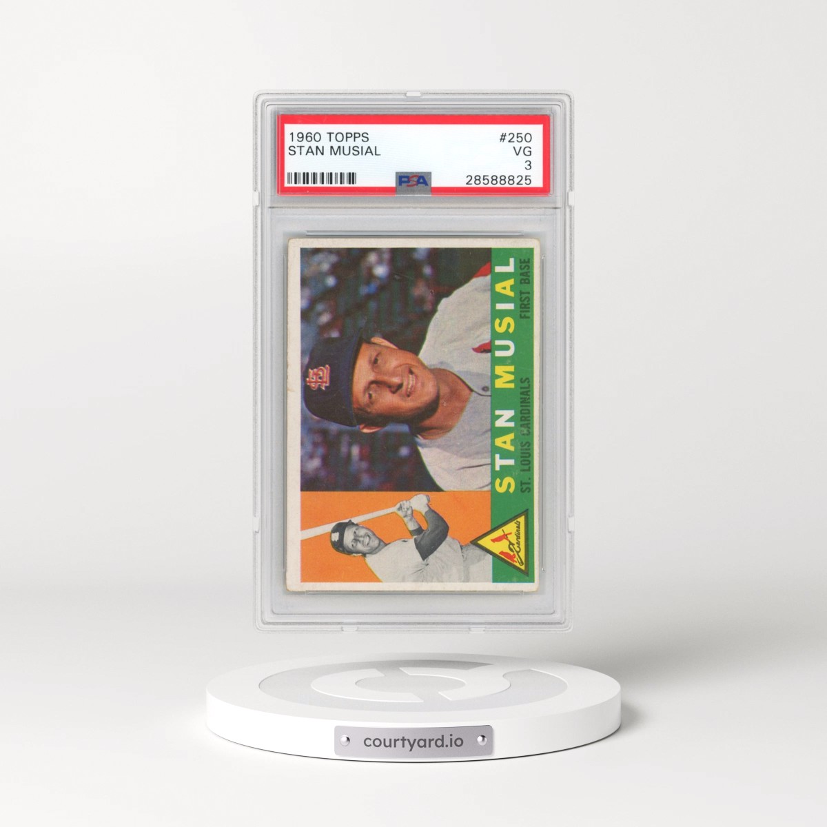 1960 Topps #250 Stan Musial (PSA 3 VG)