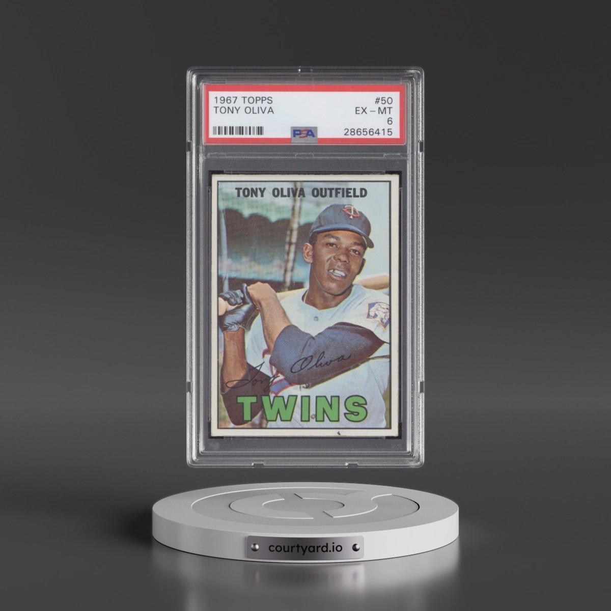 1967 Topps #50 Tony Oliva (PSA 6 EX-MT)