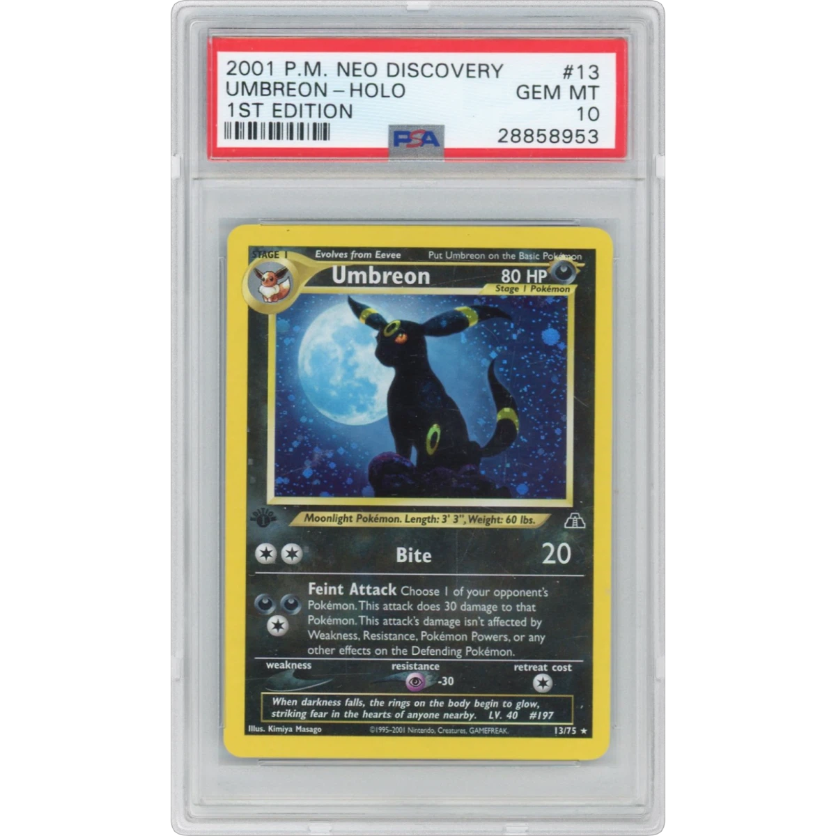 Umbreon card artwork