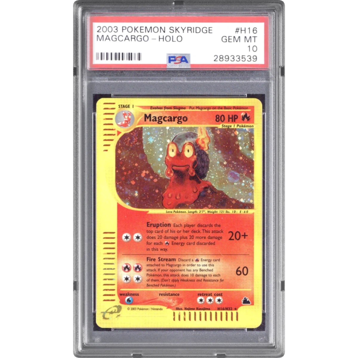 Magcargo card artwork