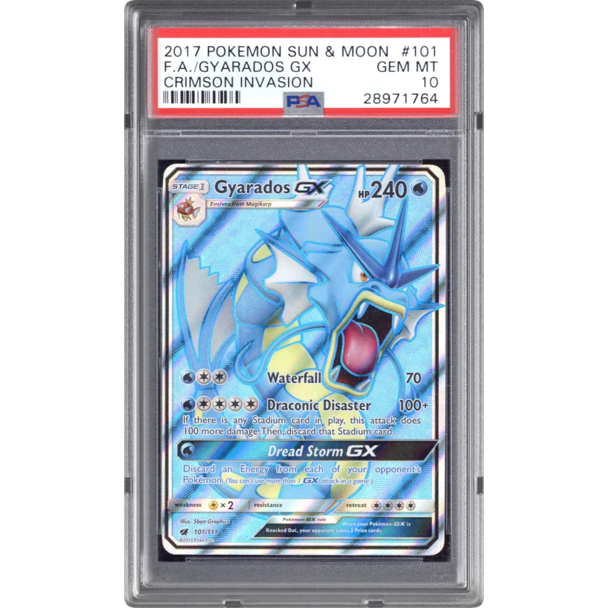 Gyarados GX card artwork