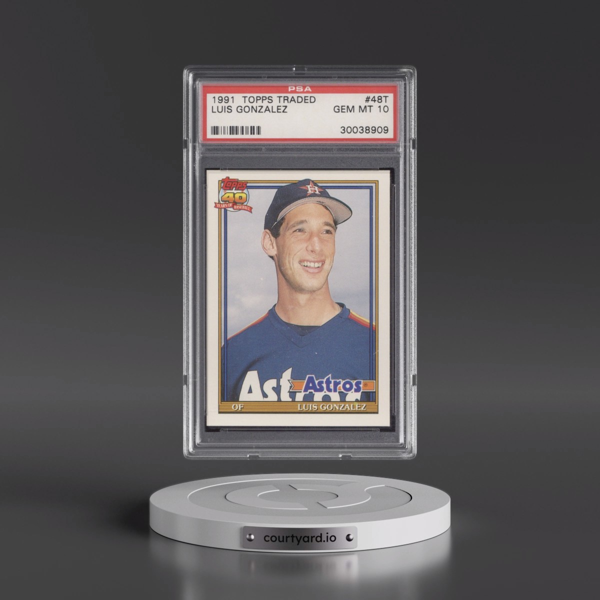 1991 Topps Traded #48T Luis Gonzalez (PSA 10 GEM MINT)