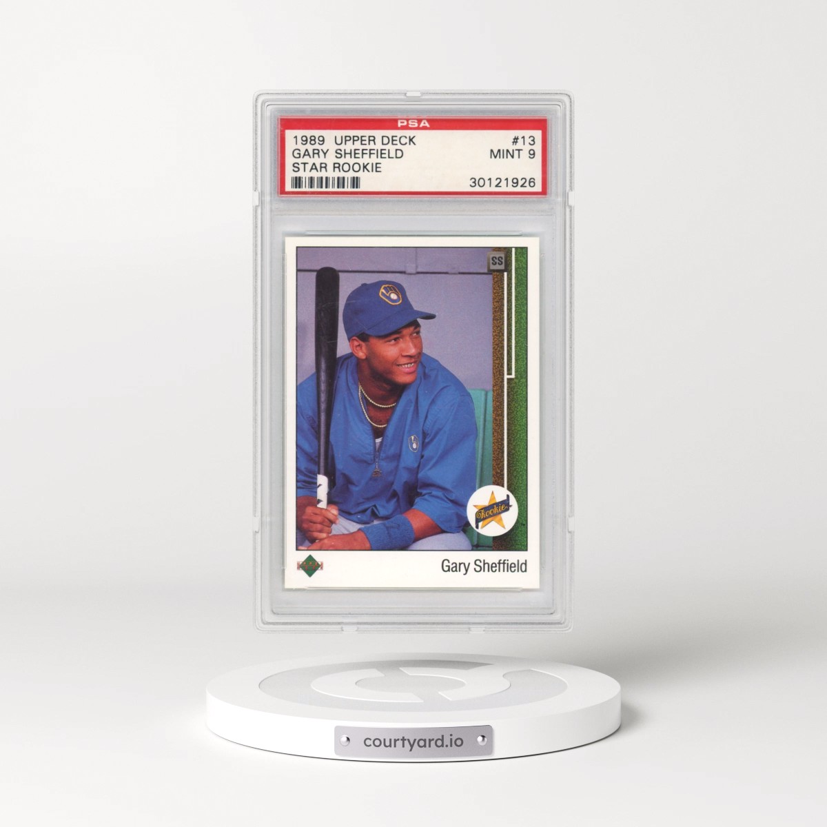 1989 Upper Deck #13 Gary Sheffield - Star Rookie (PSA 9 MINT)