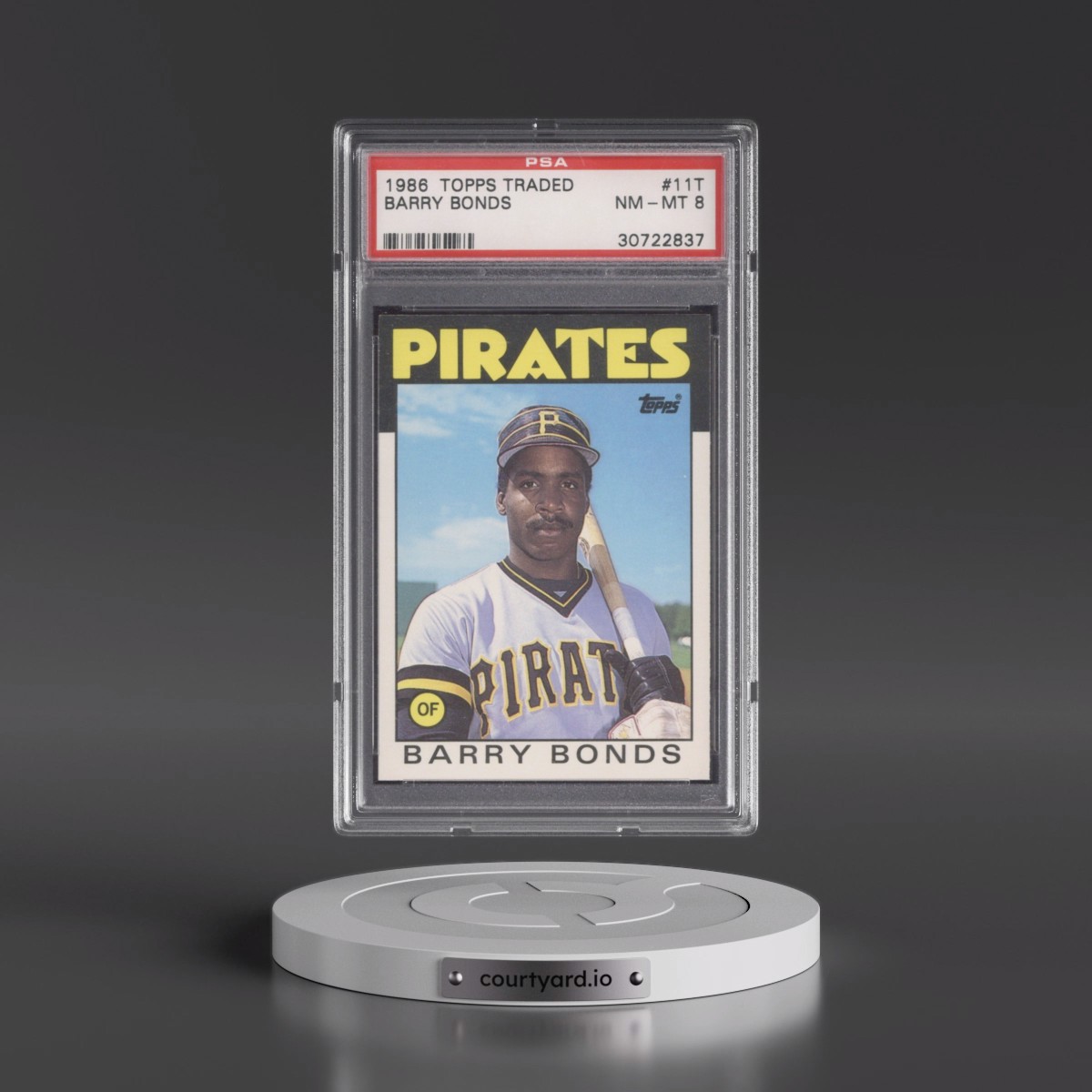 1986 Topps Traded #11T Barry Bonds (PSA 8 NM-MT)