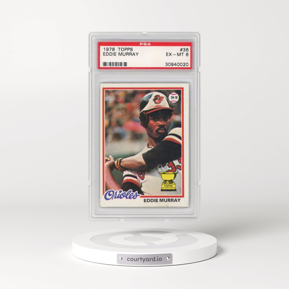 1978 Topps #36 Eddie Murray (PSA 6 EX-MT)