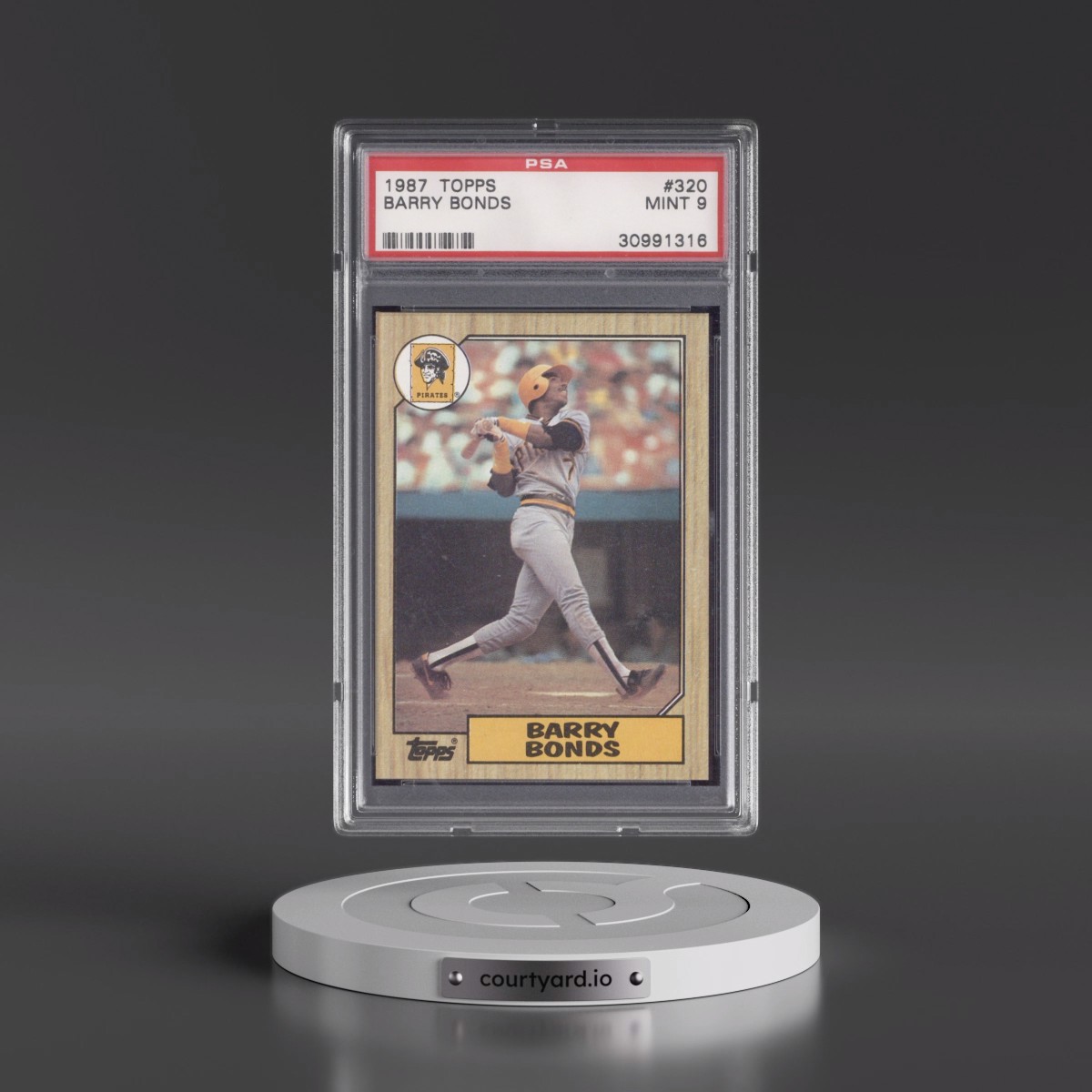 1987 Topps #320 Barry Bonds (PSA 9 MINT)