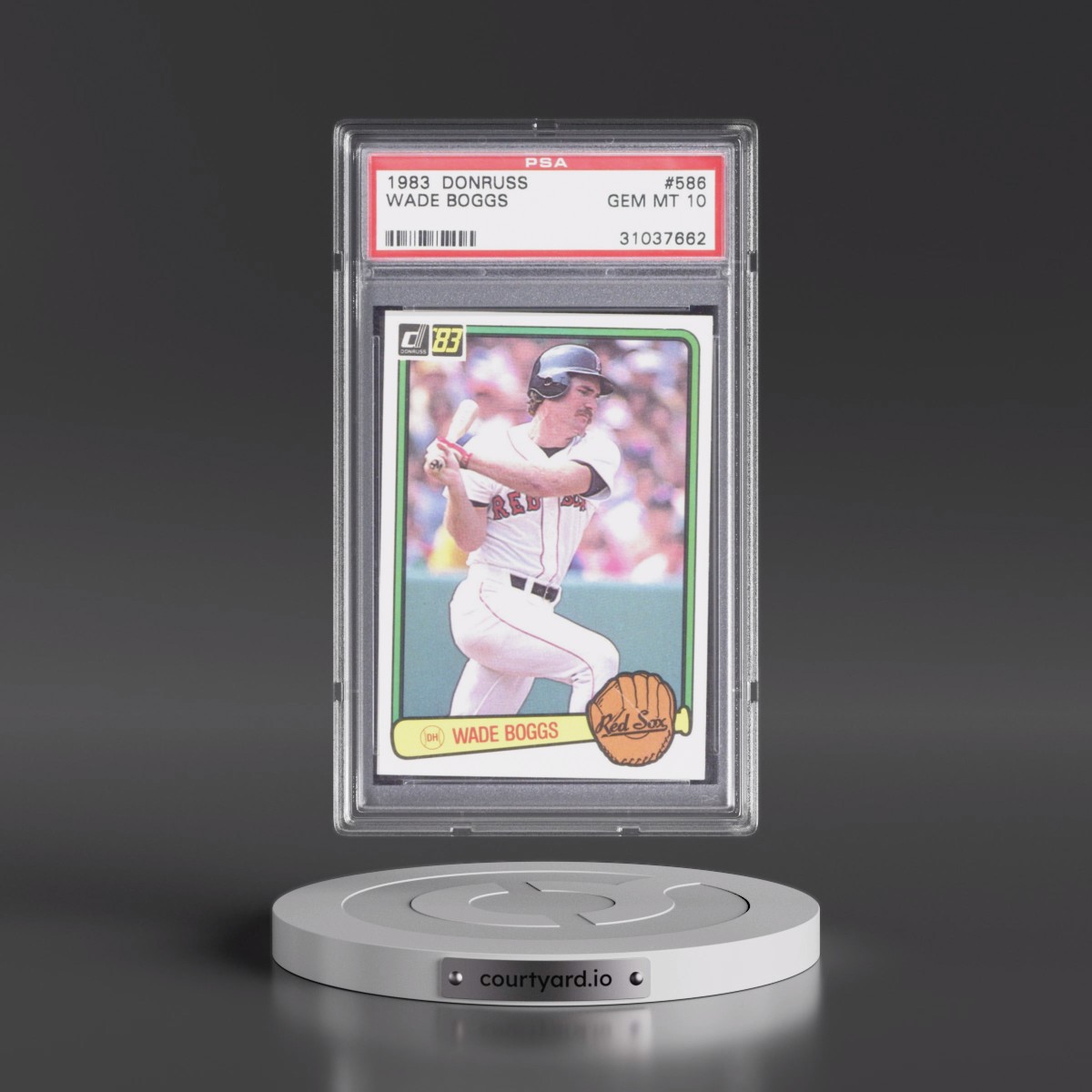 1983 Donruss #586 Wade Boggs (PSA 10 GEM MINT)