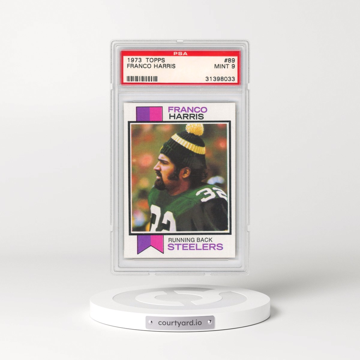 1973 Topps #89 Franco Harris (PSA 9 MINT)