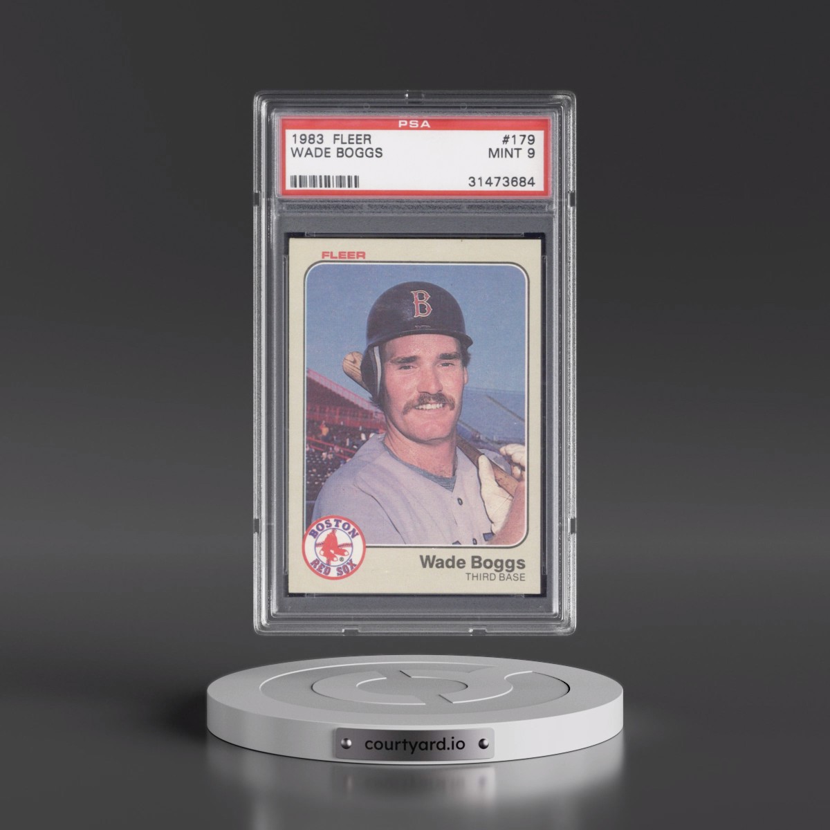 1983 Fleer #179 Wade Boggs (PSA 9 MINT)