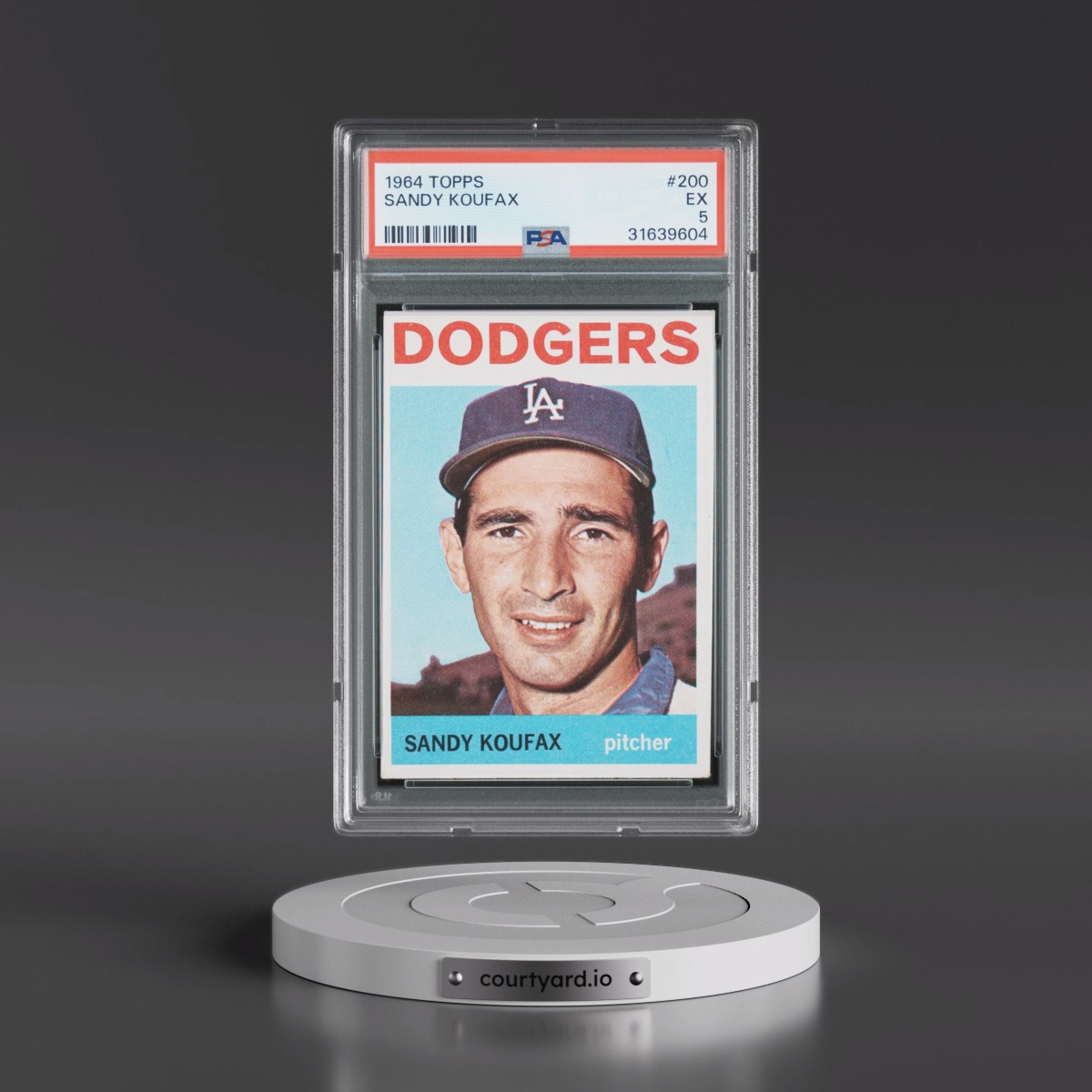 1964 Topps #200 Sandy Koufax (PSA 5 EX)