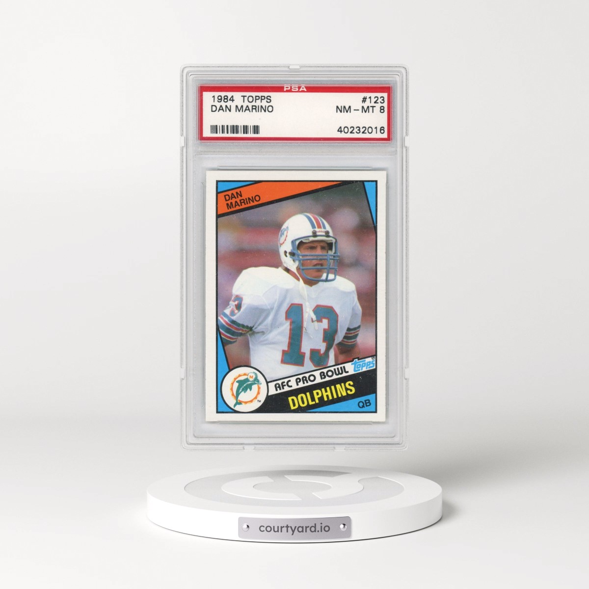 1984 Topps #123 Dan Marino (PSA 8 NM-MT)