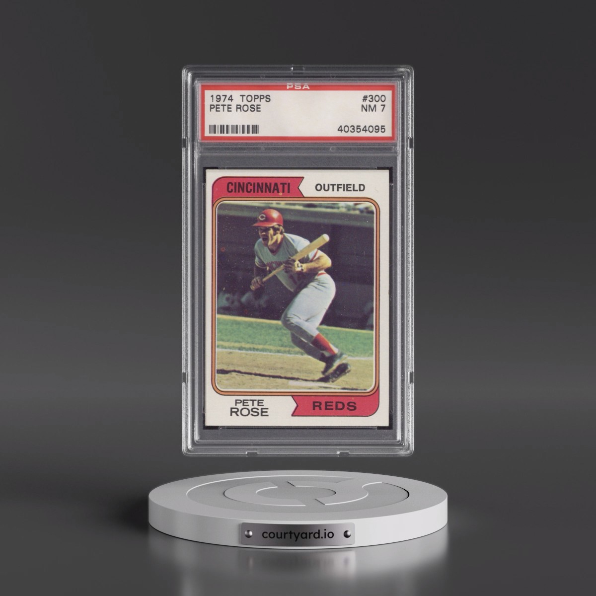 1974 Topps #300 Pete Rose (PSA 7 NM)