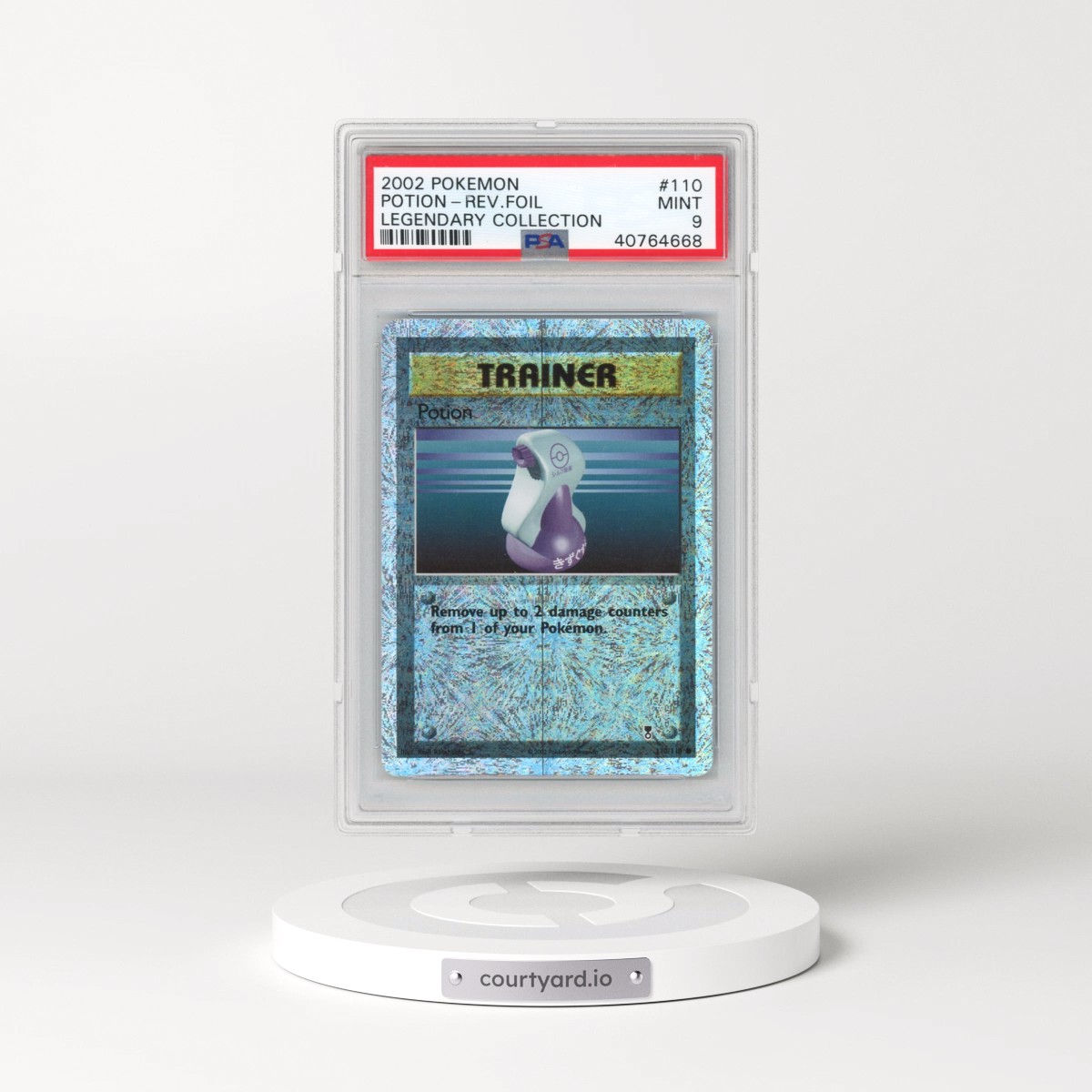 2002 Pokémon Legendary Collection #110 Potion - Reverse Foil (PSA 9 MINT)