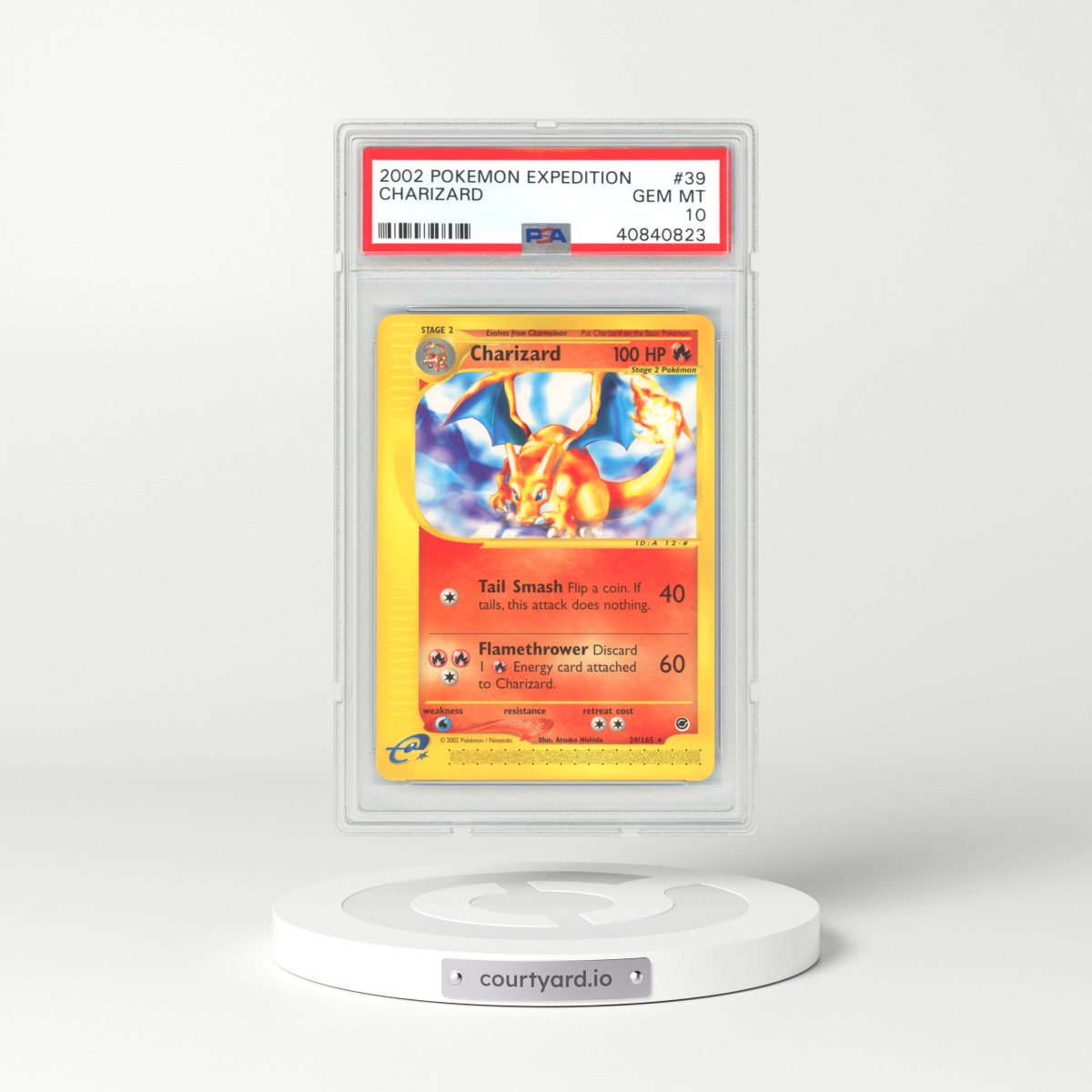 2002 Expedition #39 Charizard (PSA 10 GEM MINT)