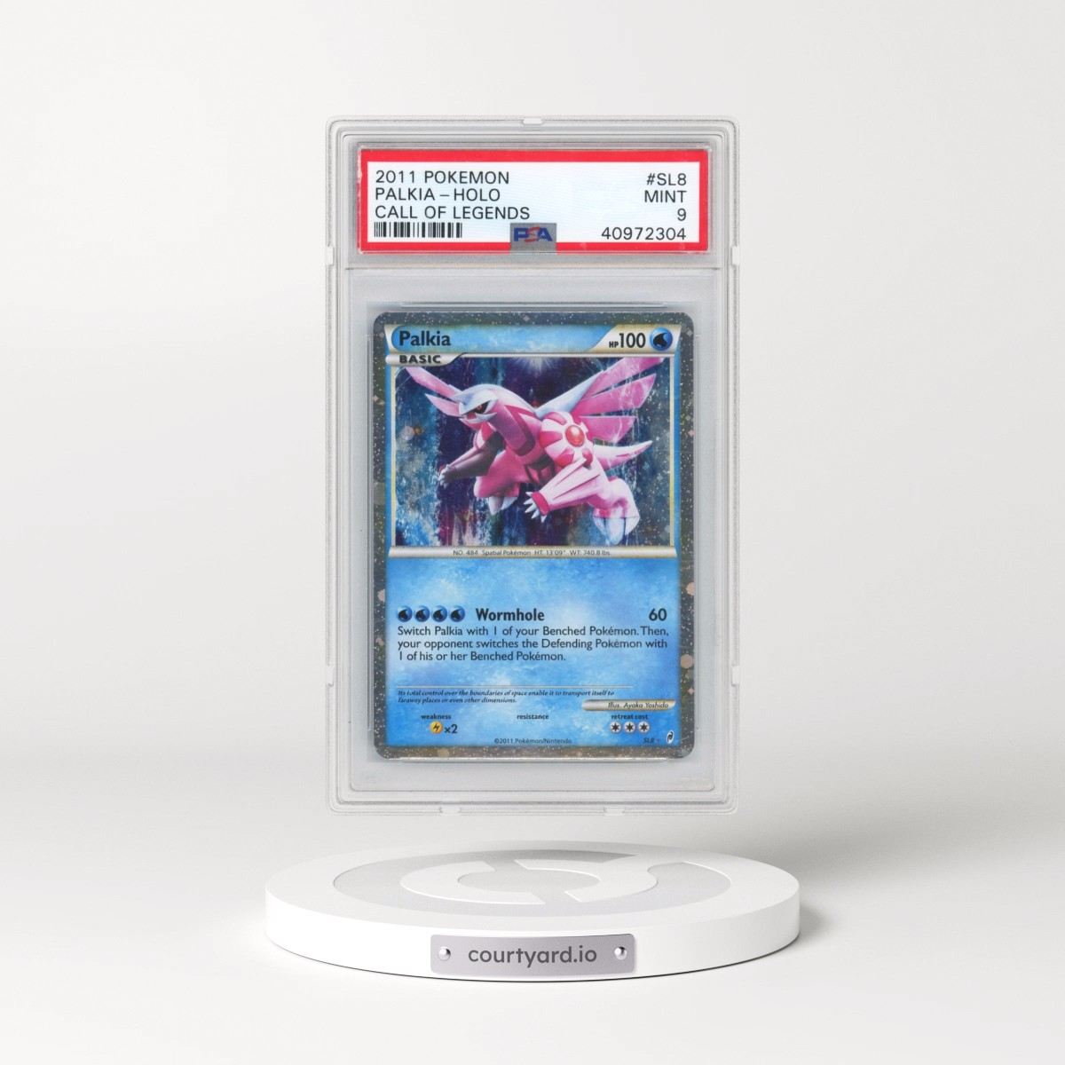 2011 Pokémon Call of Legends #SL8 Palkia - Holo (PSA 9 MINT)