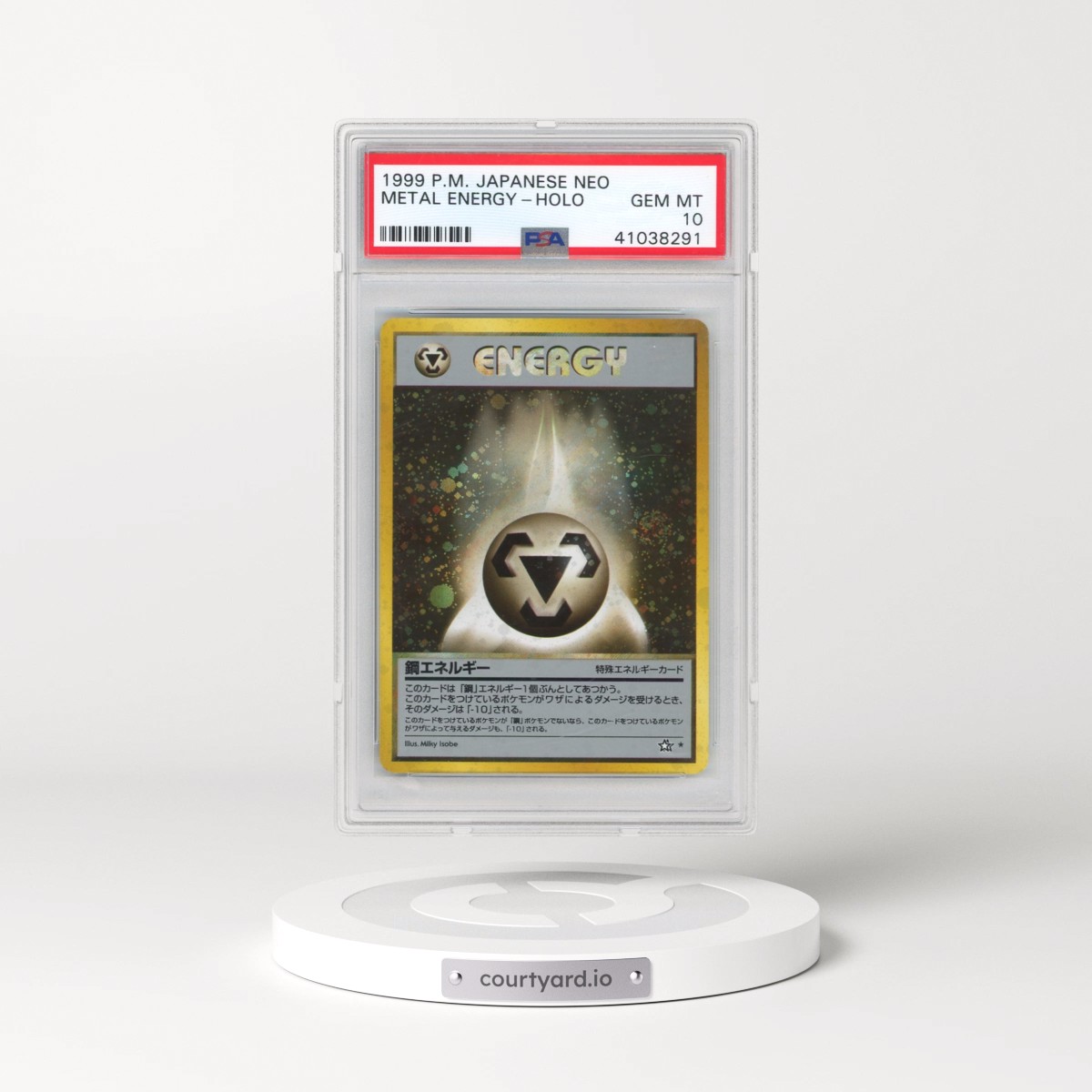 2000 Pokémon Neo Metal Energy - Holo (PSA 10 GEM MINT)