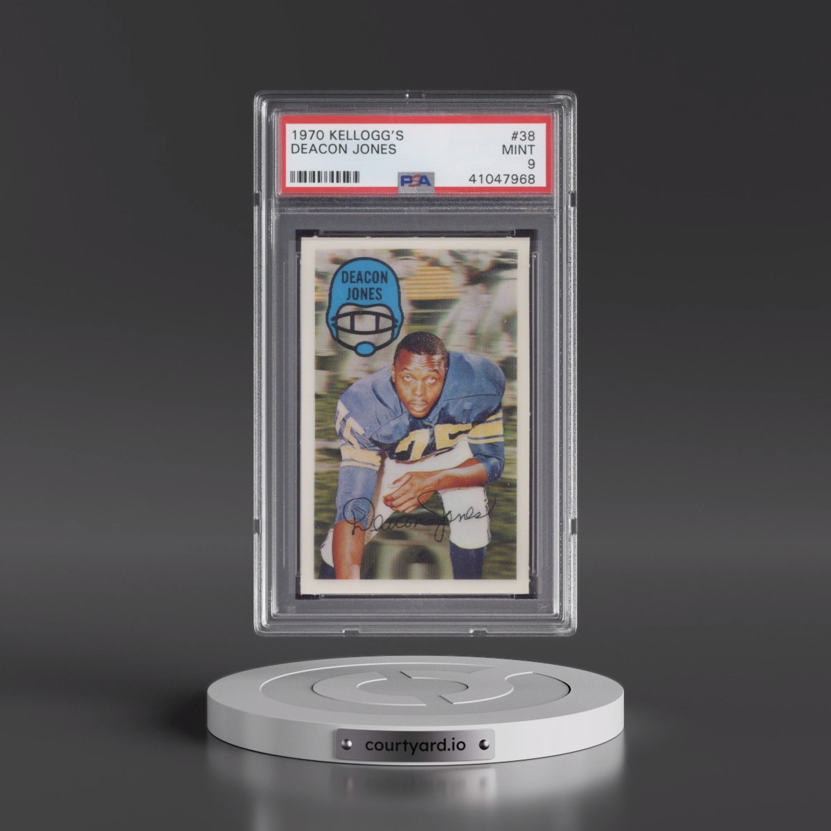 1970 Kellogg's #38 Deacon Jones (PSA 9 MINT)