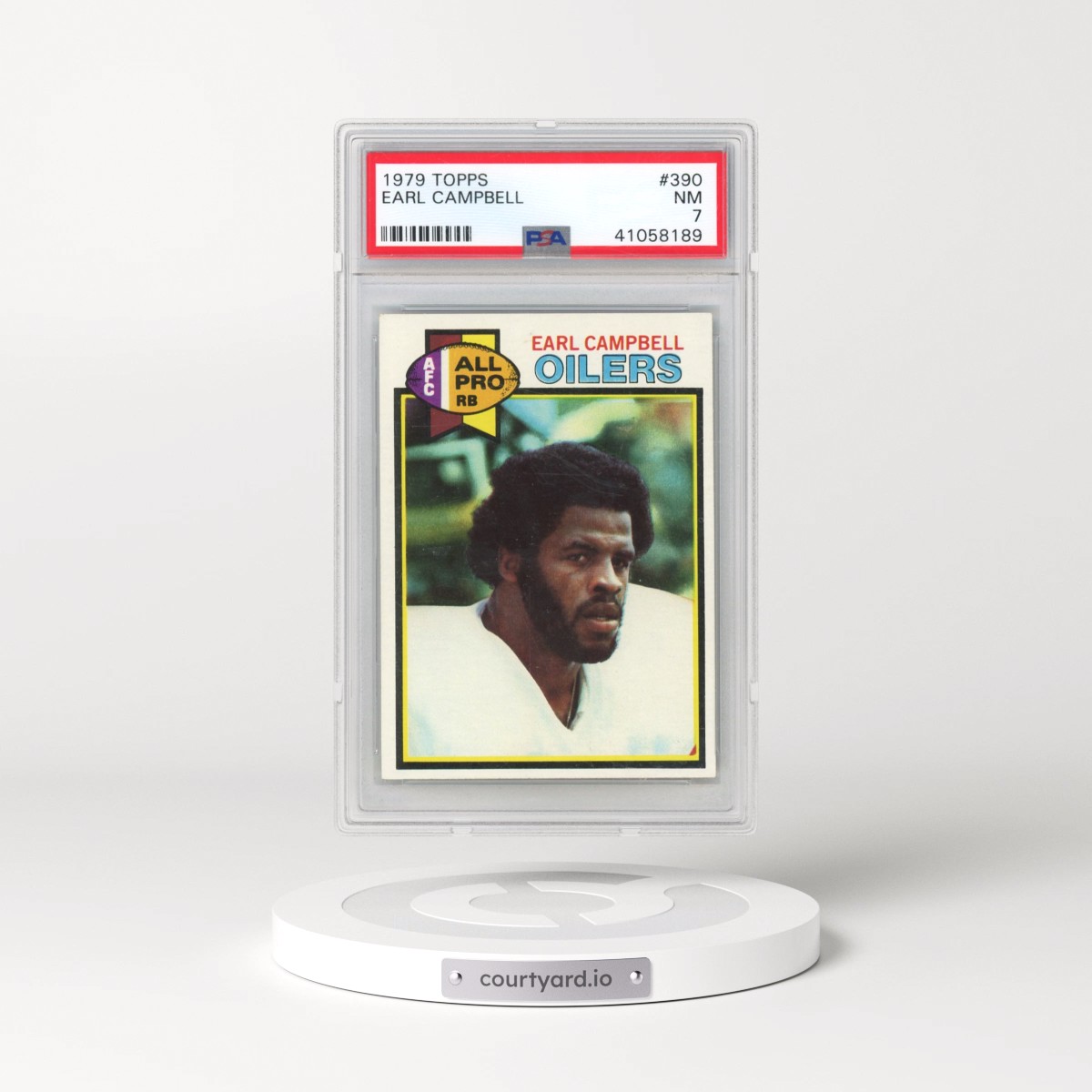 1979 Topps #390 Earl Campbell (PSA 7 NM)