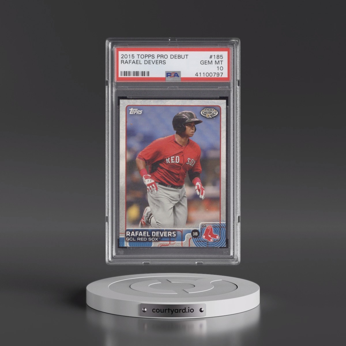 2015 Topps Pro Debut Rafael Devers #185 PSA 10