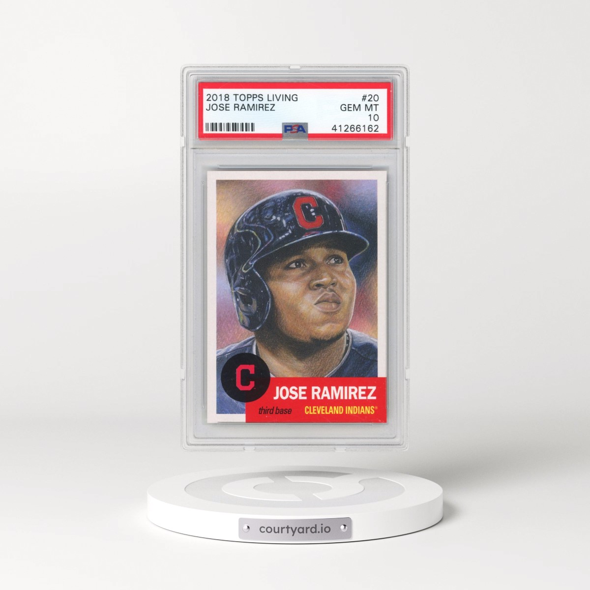 2018 Topps Living #20 Jose Ramirez (PSA 10 GEM MINT)