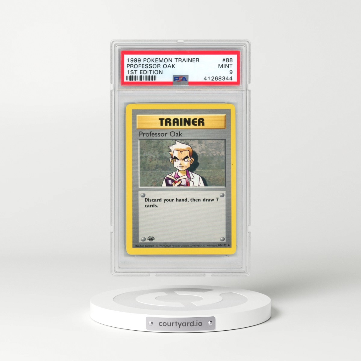 1999 Pokémon Game #88 Professor Oak - 1st Edition (PSA 9 MINT)