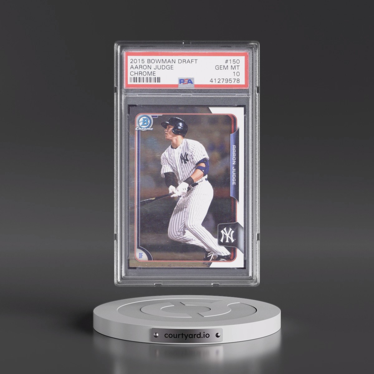 2015 Bowman Draft #150 Aaron Judge - Chrome (PSA 10 GEM MINT)
