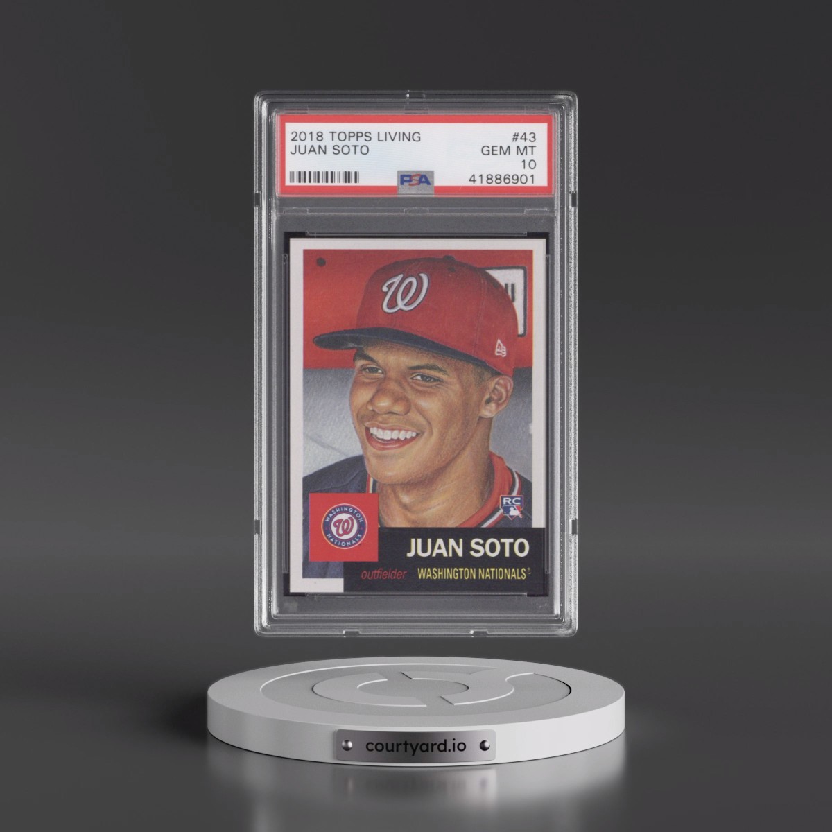 2018 Topps Living Juan Soto #43 PSA 10