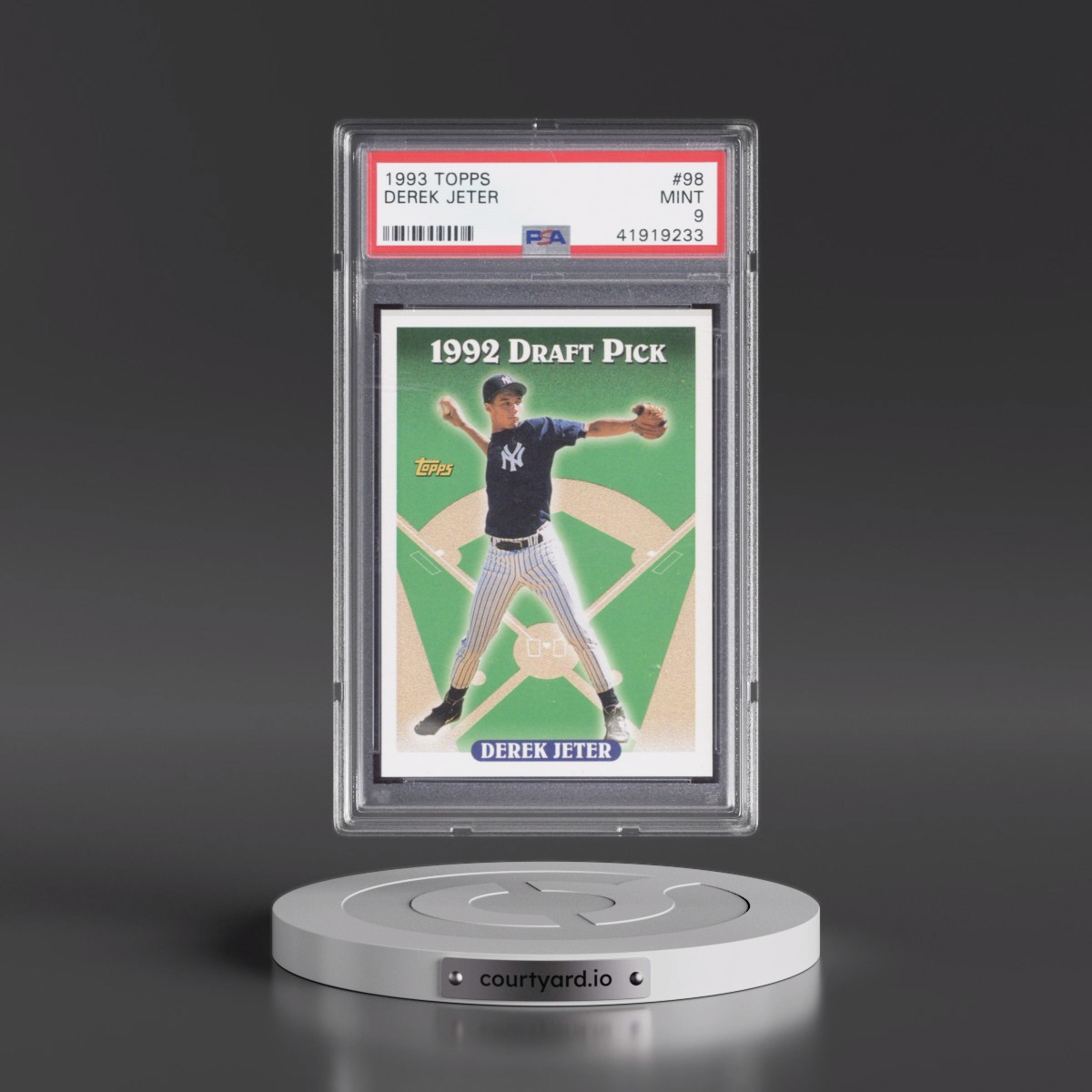 1993 Topps #98 Derek Jeter (PSA 9 MINT)