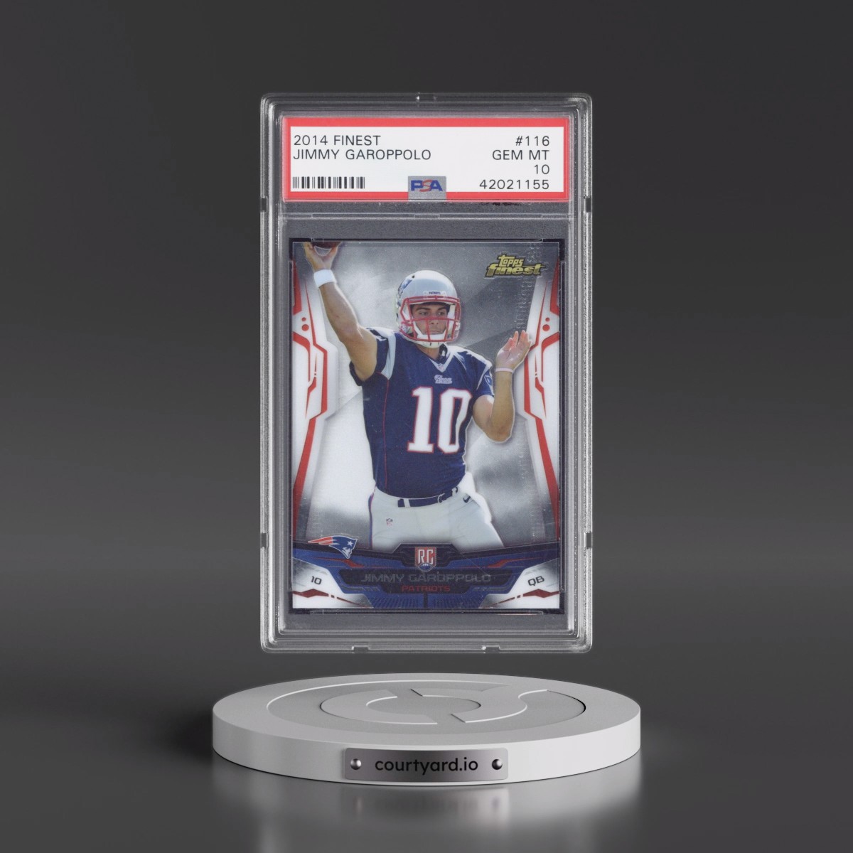 2014 Finest Jimmy Garoppolo #116 PSA 10