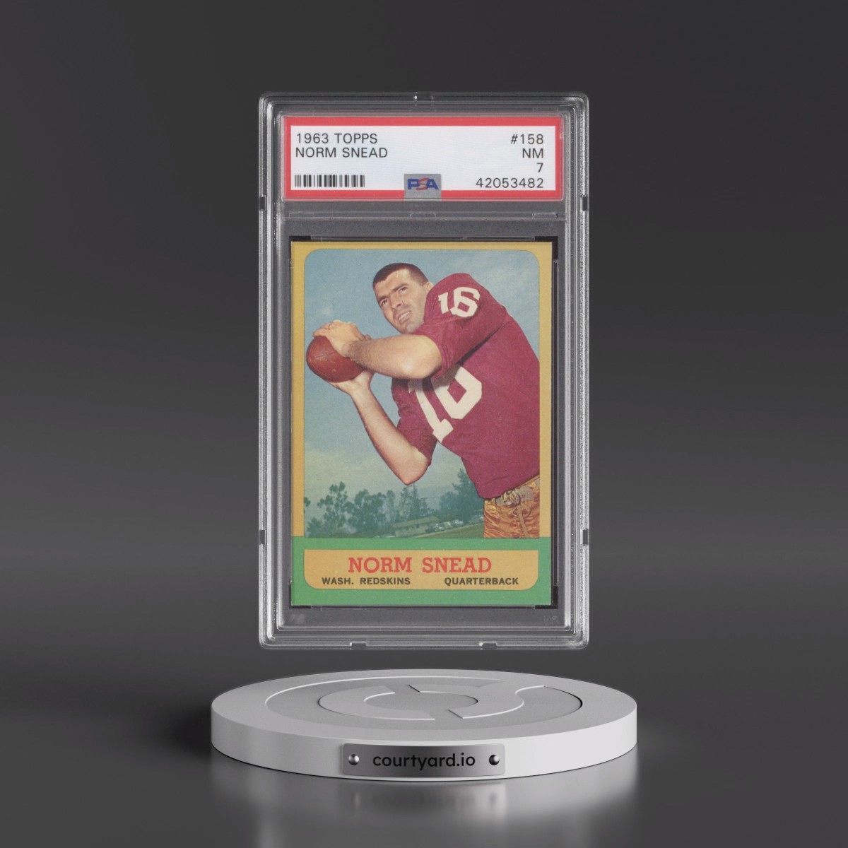 1963 Topps Norm Snead #158 PSA 7