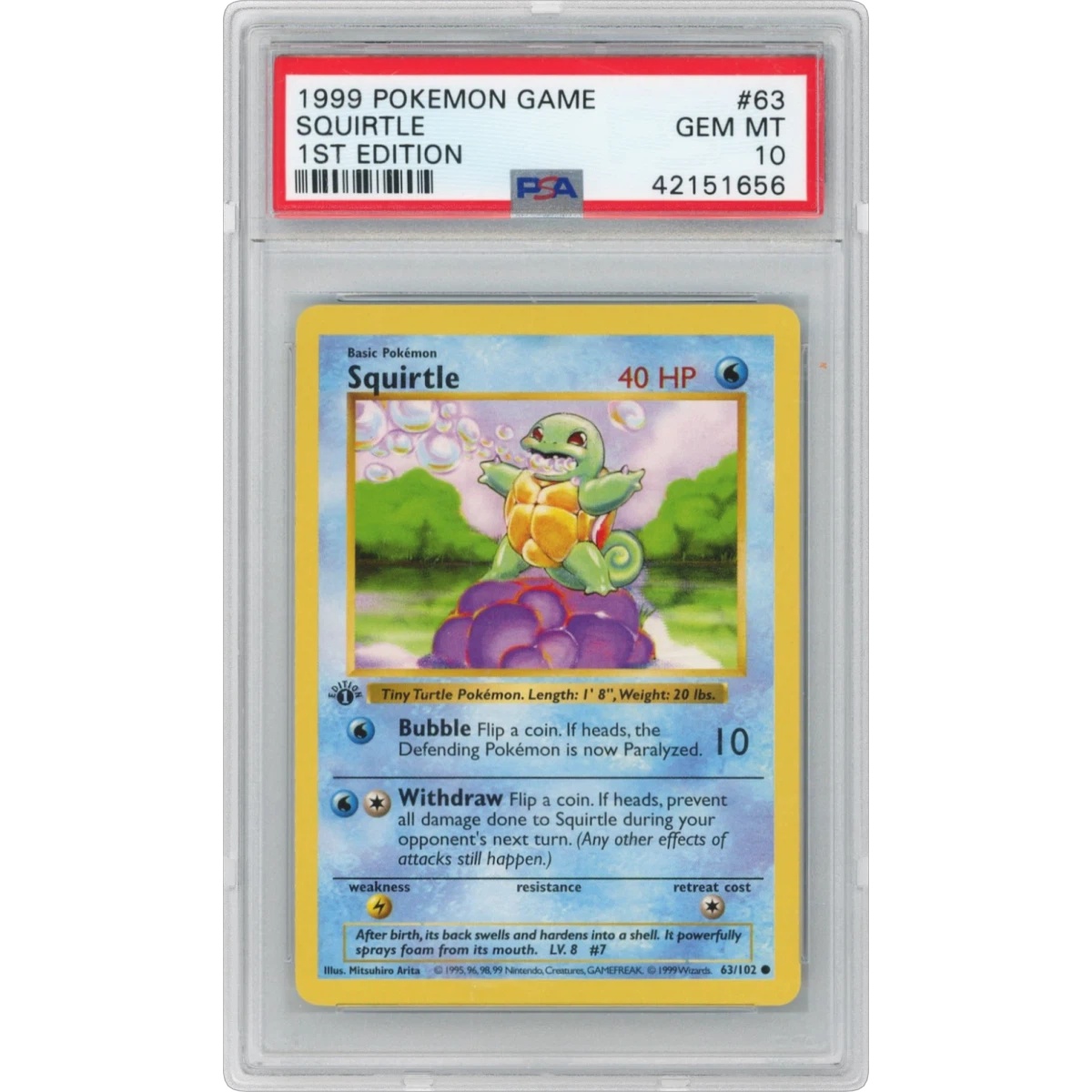 Squirtle card artwork