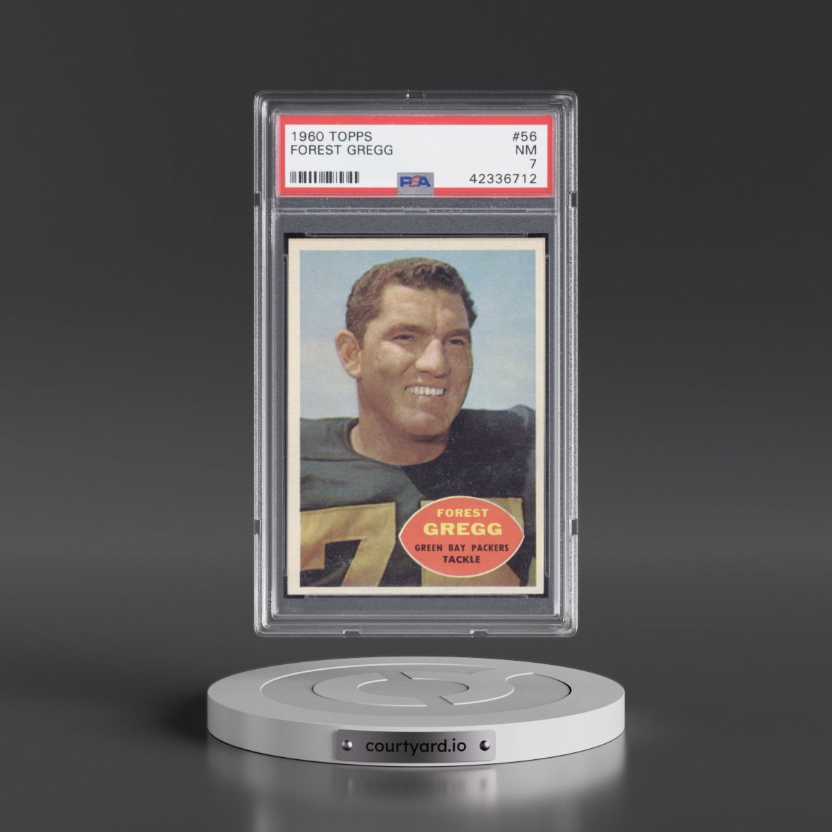 1960 Topps #56 Forest Gregg (PSA 7 NM)
