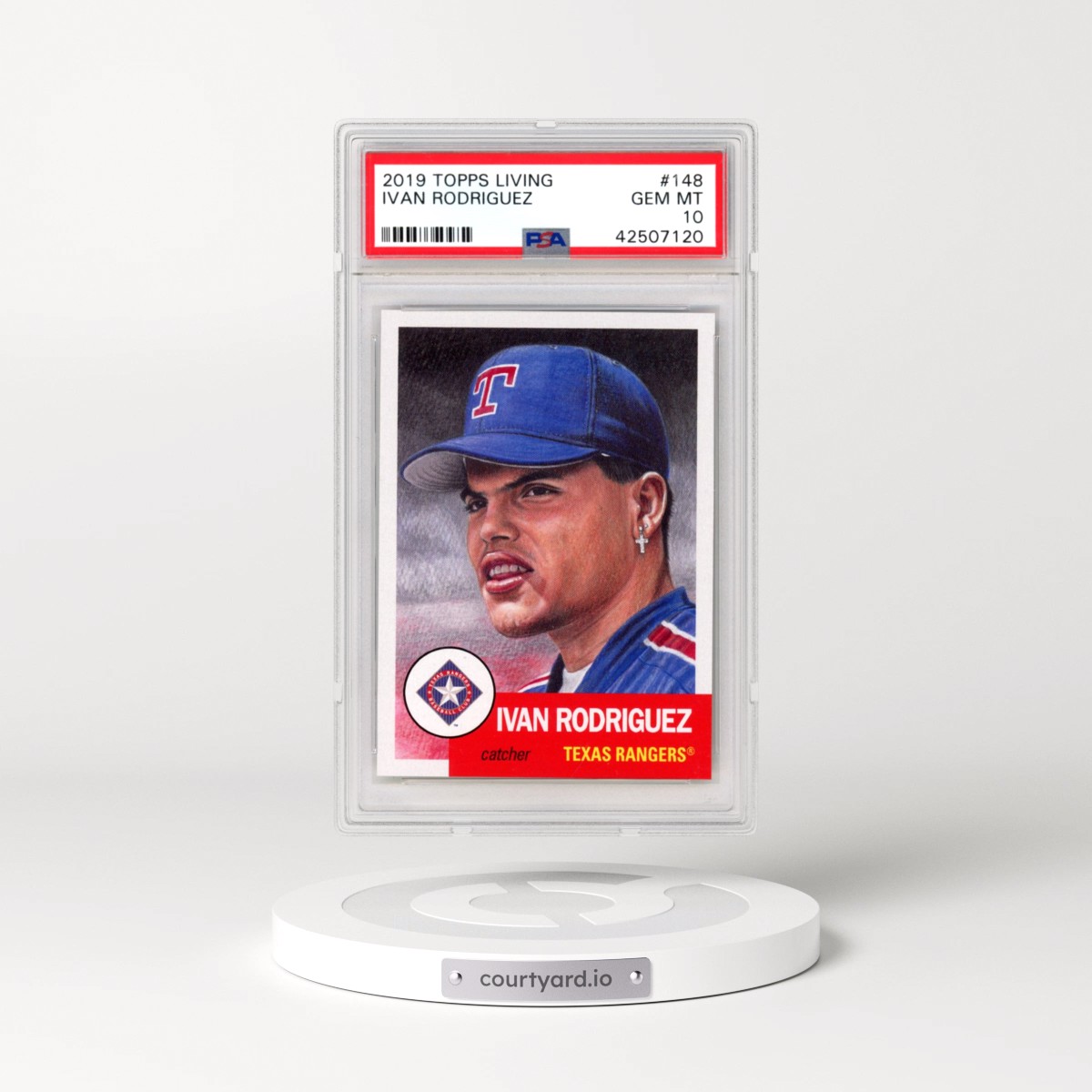 2019 Topps Living Ivan Rodriguez #148 PSA 10