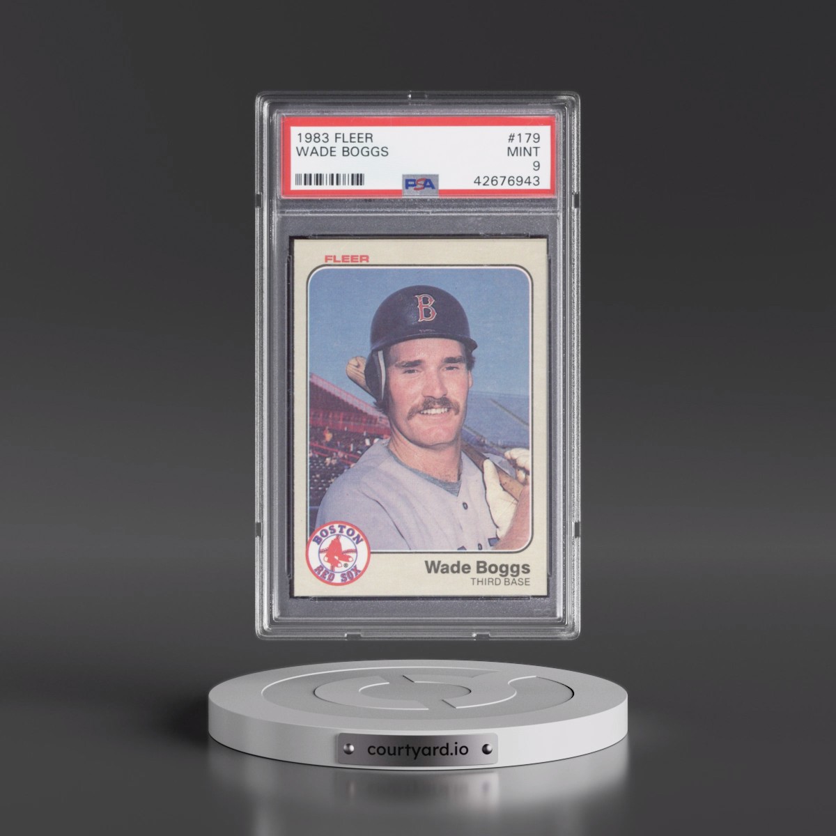 1983 Fleer #179 Wade Boggs (PSA 9 MINT)