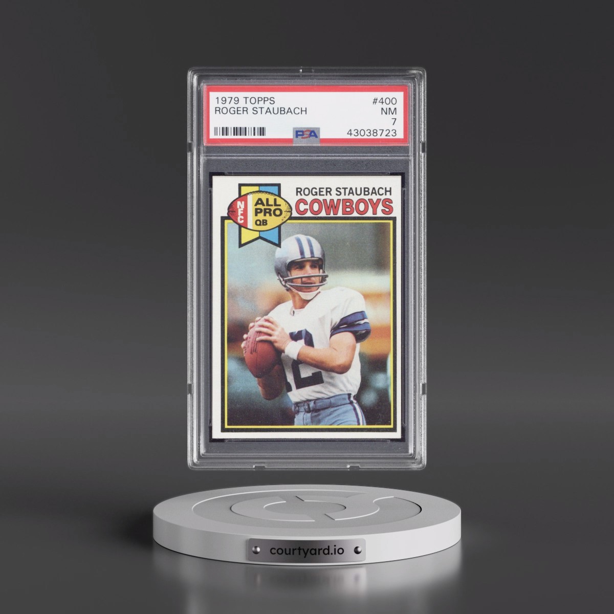 1979 Topps #400 Roger Staubach (PSA 7 NM)