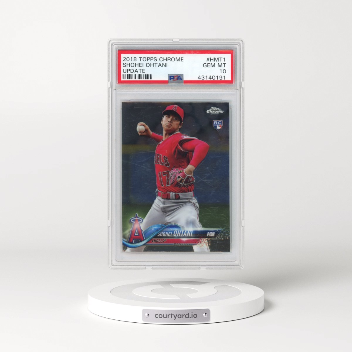 2018 Topps Chrome Update #HMT1 Shohei Ohtani (PSA 10 GEM MINT)