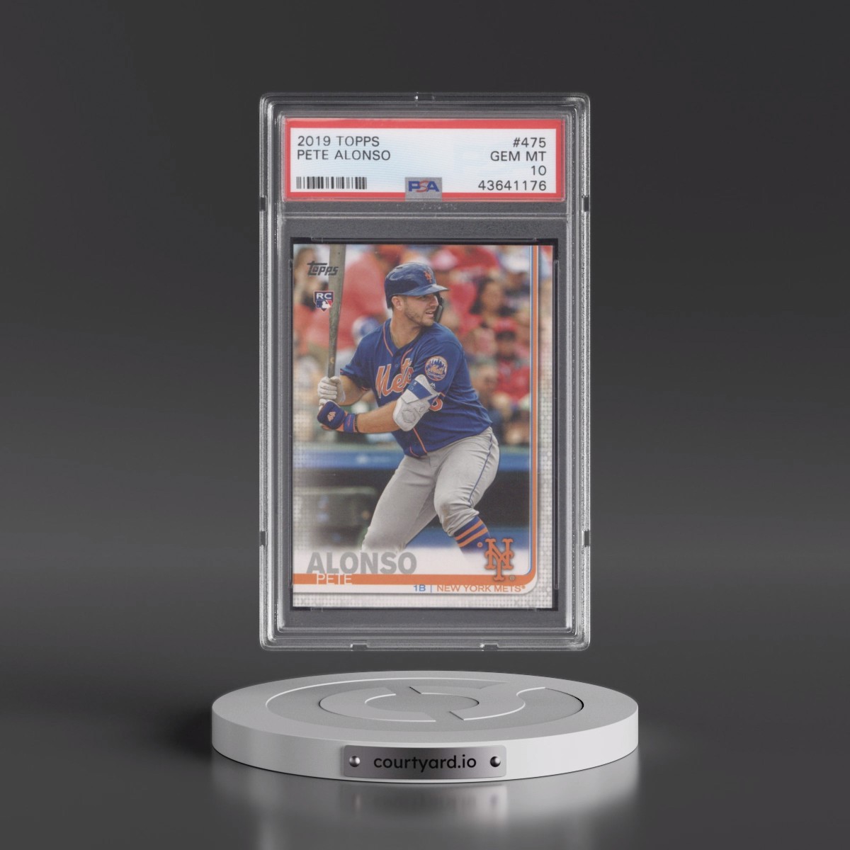 2019 Topps #475 Pete Alonso (PSA 10 GEM MINT)