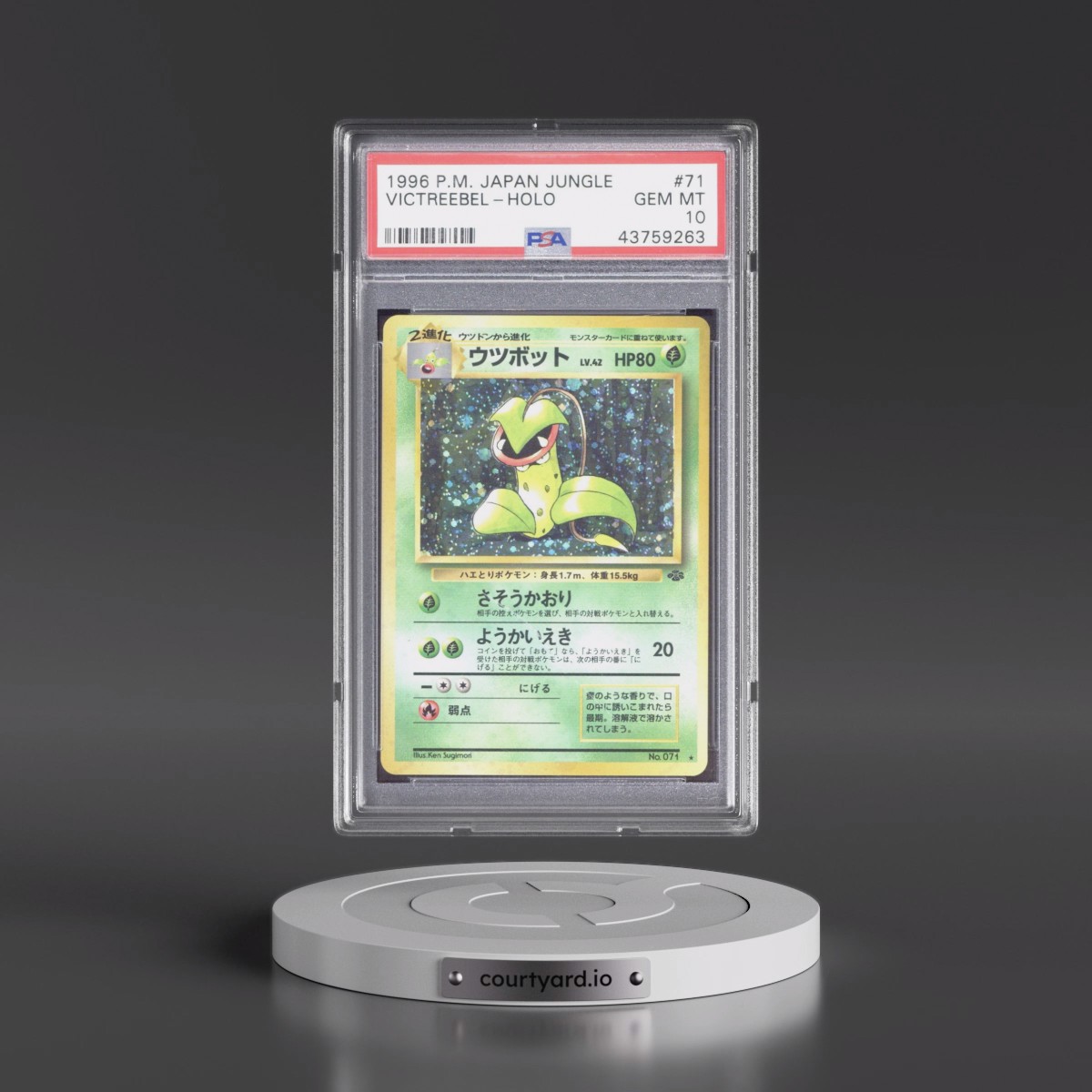 1997 Pokémon Jungle #71 Victreebel - Holo (PSA 10 GEM MINT)