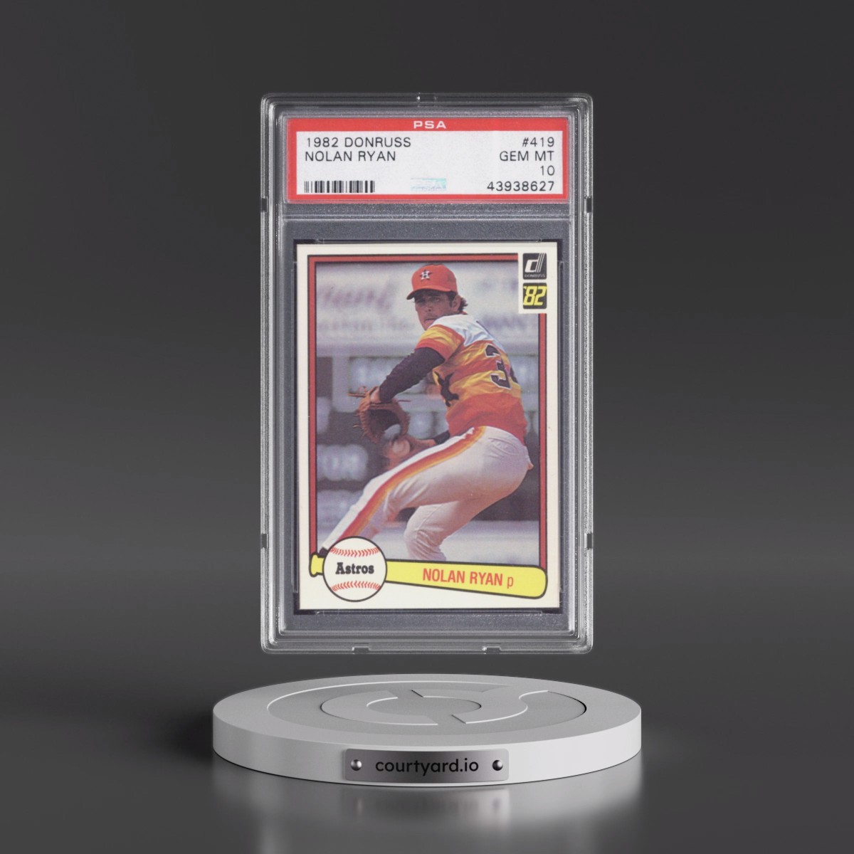 1982 Donruss #419 Nolan Ryan (PSA 10 GEM MINT)