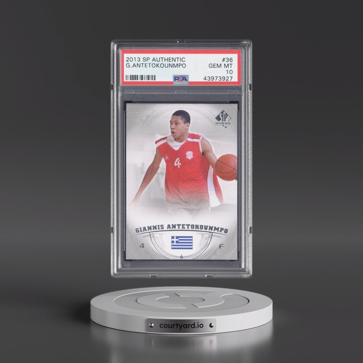 2013 SP Authentic Giannis Antetokounmpo #36 PSA 10