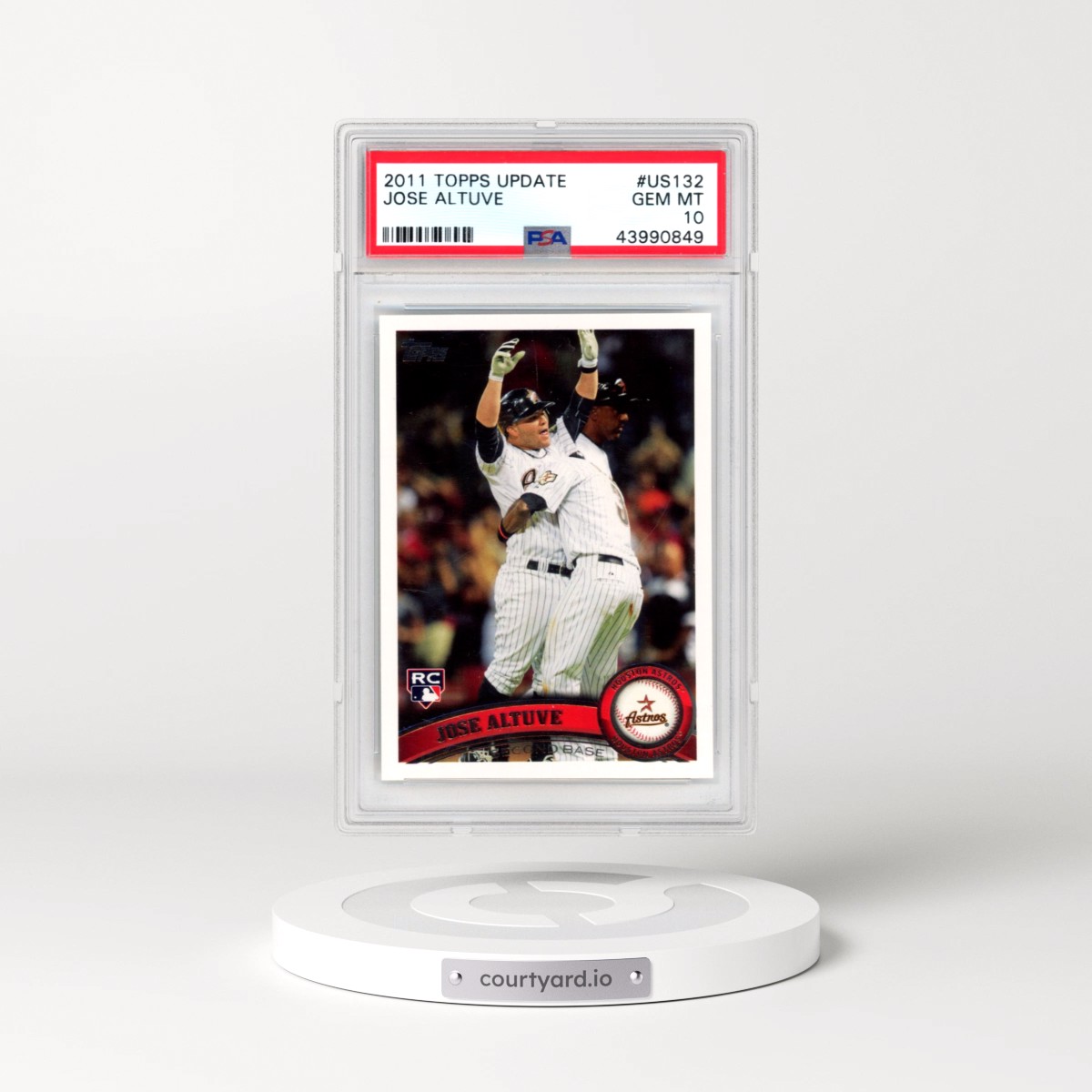 2011 Topps Update #US132 Jose Altuve (PSA 10 GEM MINT)