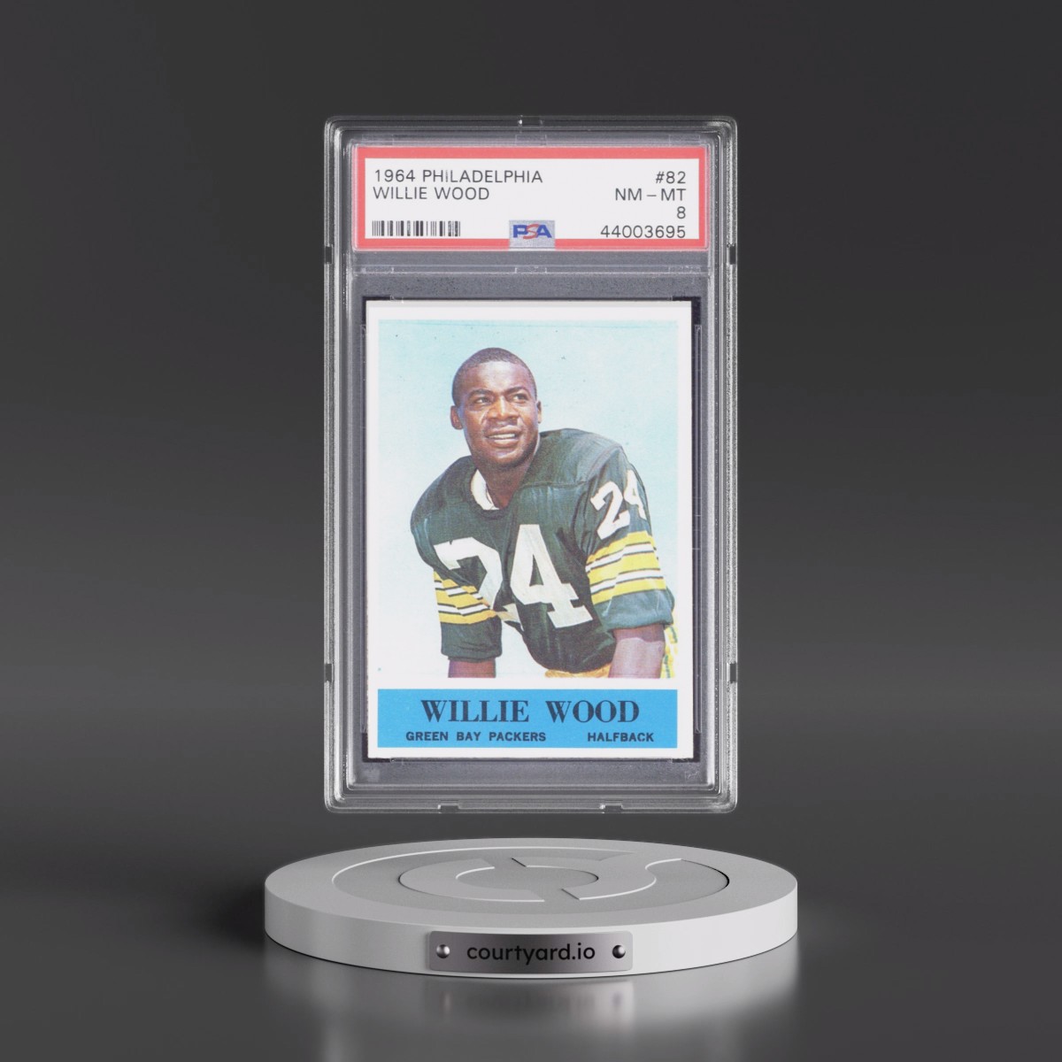 1964 Philadelphia #82 Willie Wood (PSA 8 NM-MT)