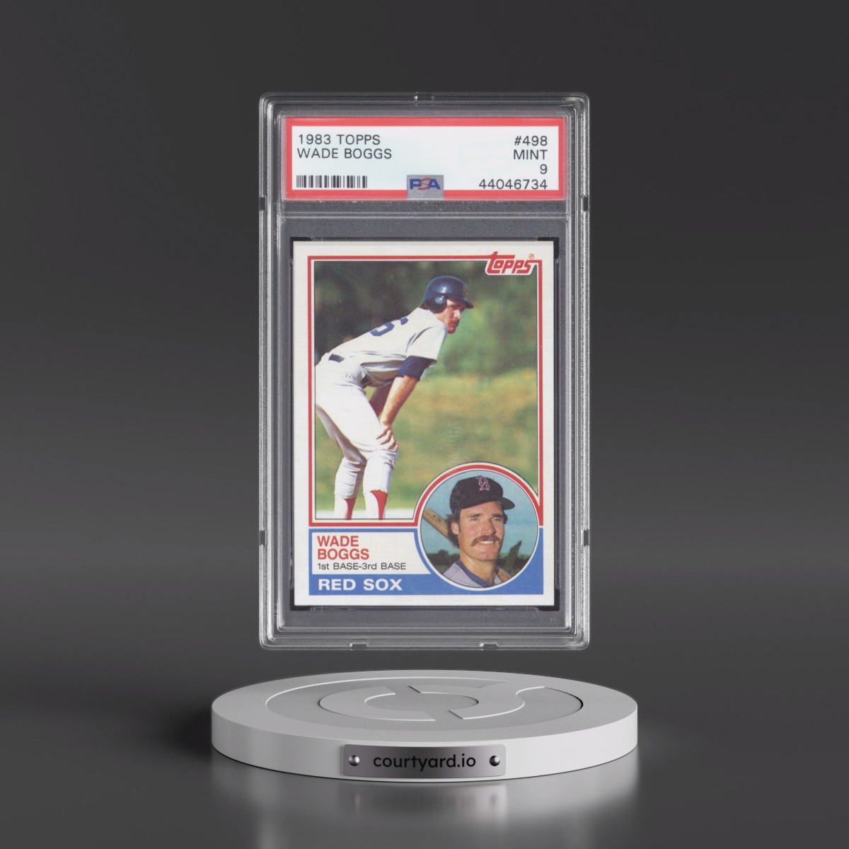 1983 Topps #498 Wade Boggs (PSA 9 MINT)