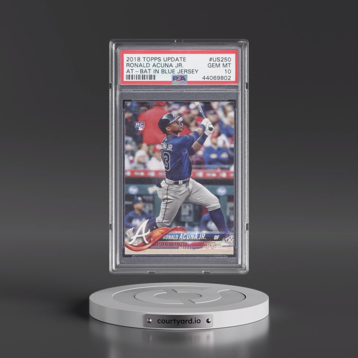 2018 Topps Update #US250 Ronald Acuna Jr. (PSA 10 GEM MINT)