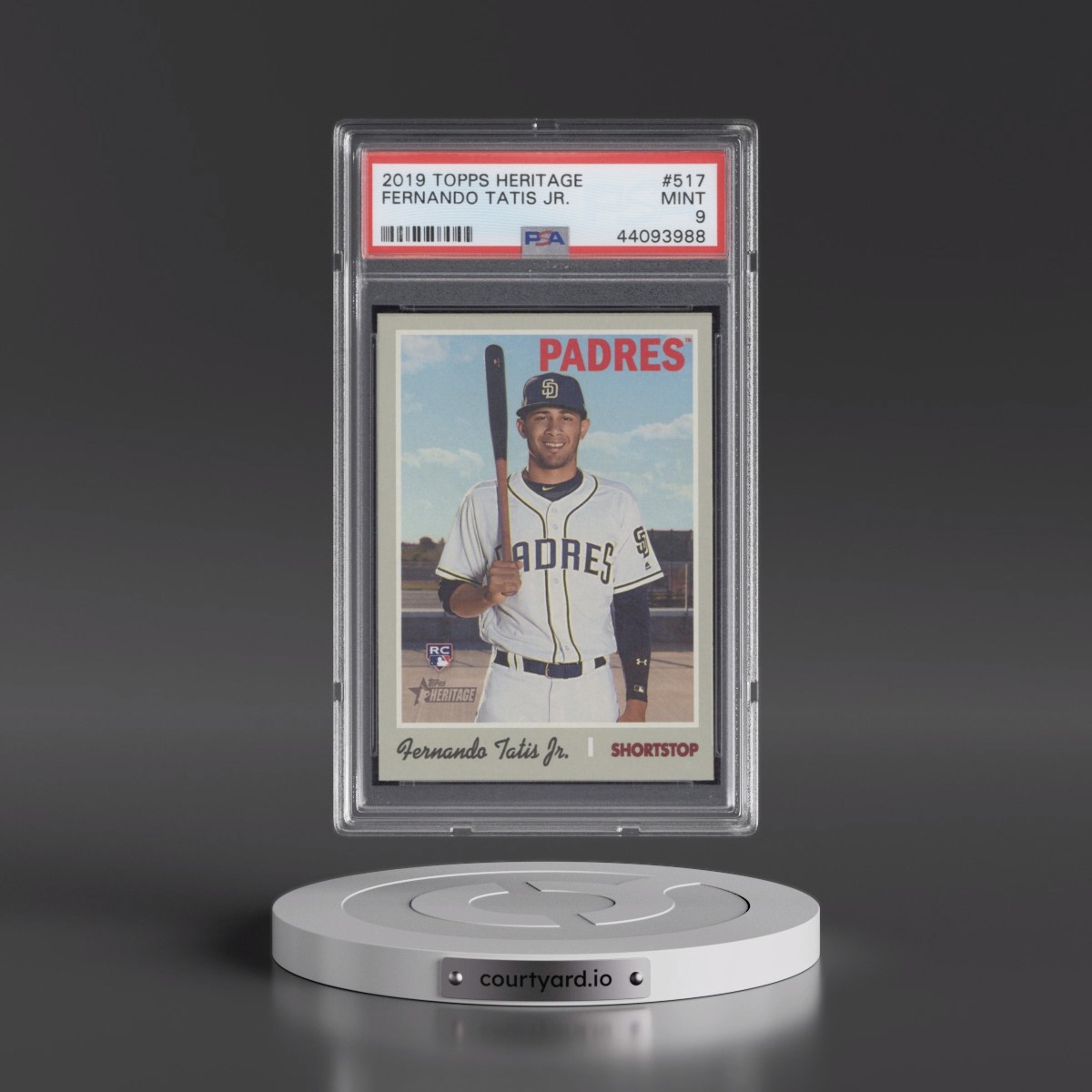 2019 Topps Heritage Fernando Tatis Jr. #517 PSA 9