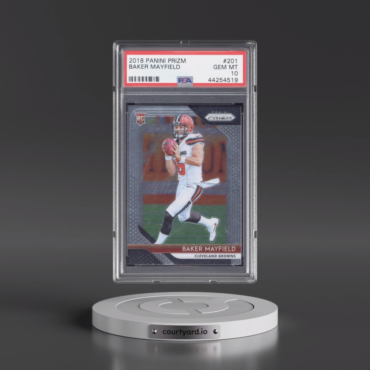 2018 Panini Prizm Baker Mayfield #201 PSA 10